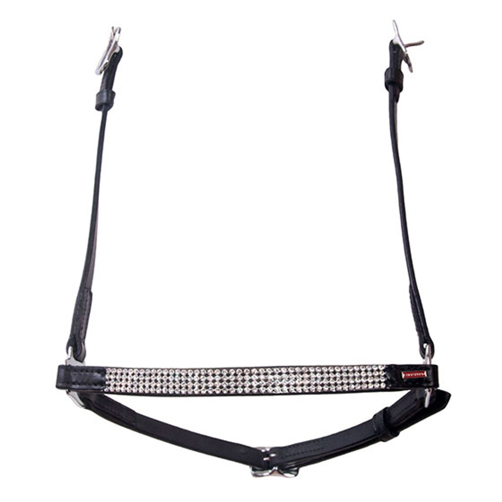 Karlslund Hannoveran noseband, 4 rows crystals Ogłowia i wodze