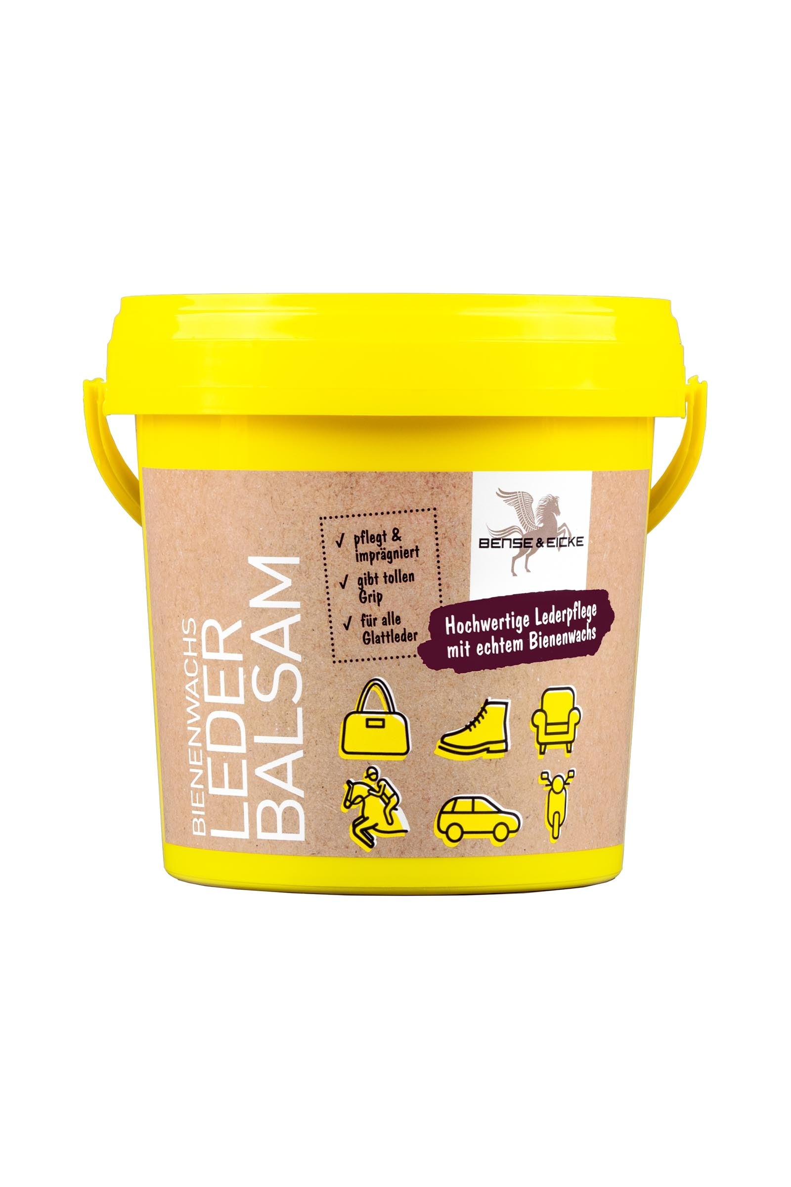 Bense & Eicke Balsam do skóry z woskiem pszczelim, 1000 ml Zdrowie