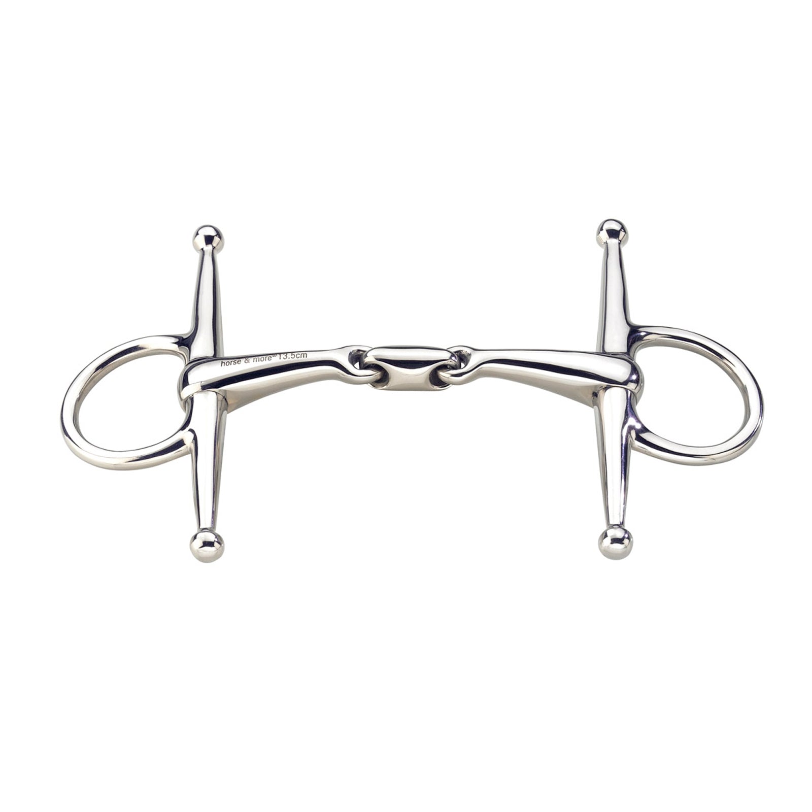 Sprenger Wędzidło Max-Control ze stali nierdzewnej z pełnym policzkiem, z podwójnym przegubem Wędzidła