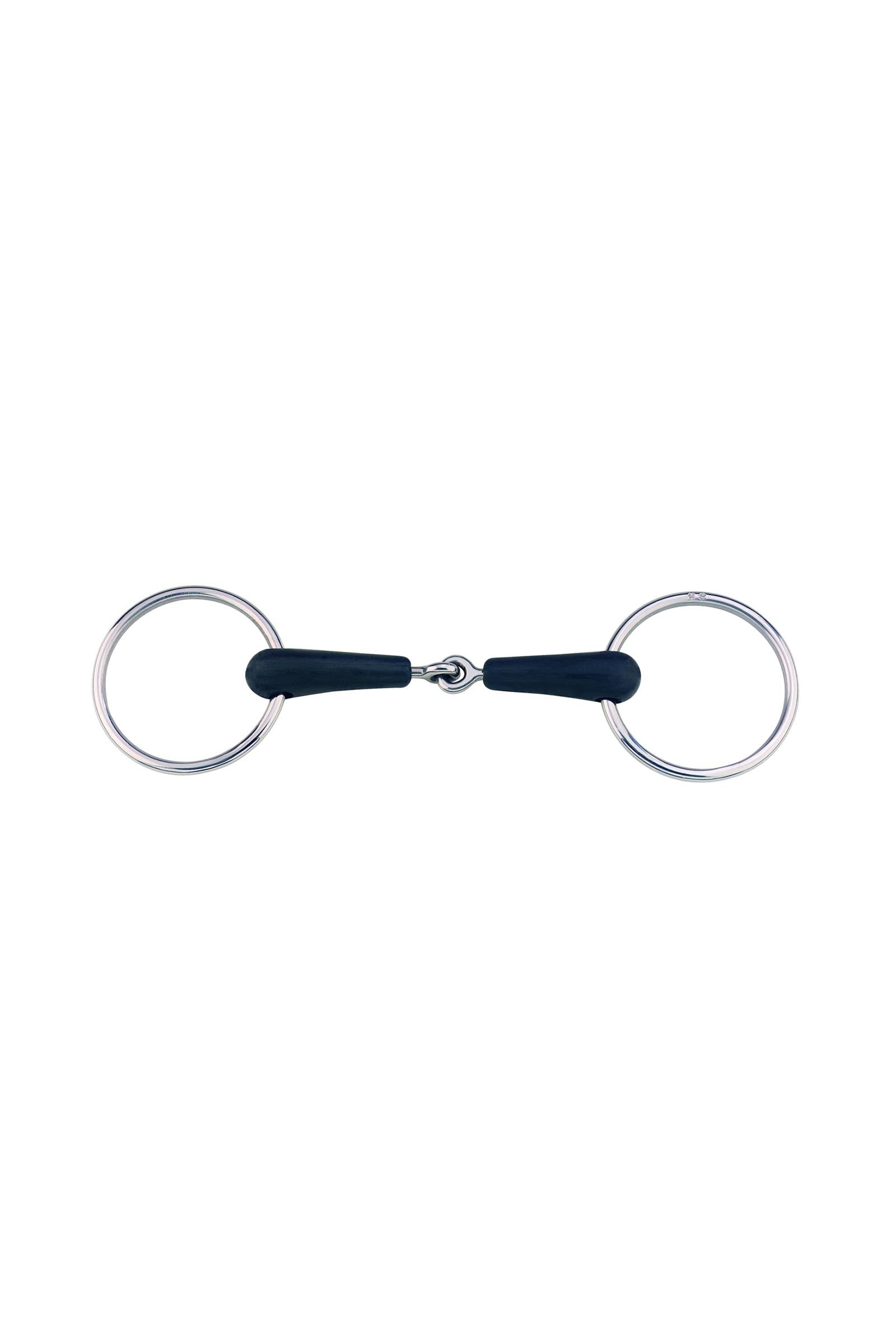 Sprenger Rubber Bit Soft, Single Jt. 18 mm, Stainless St. Horse Bits