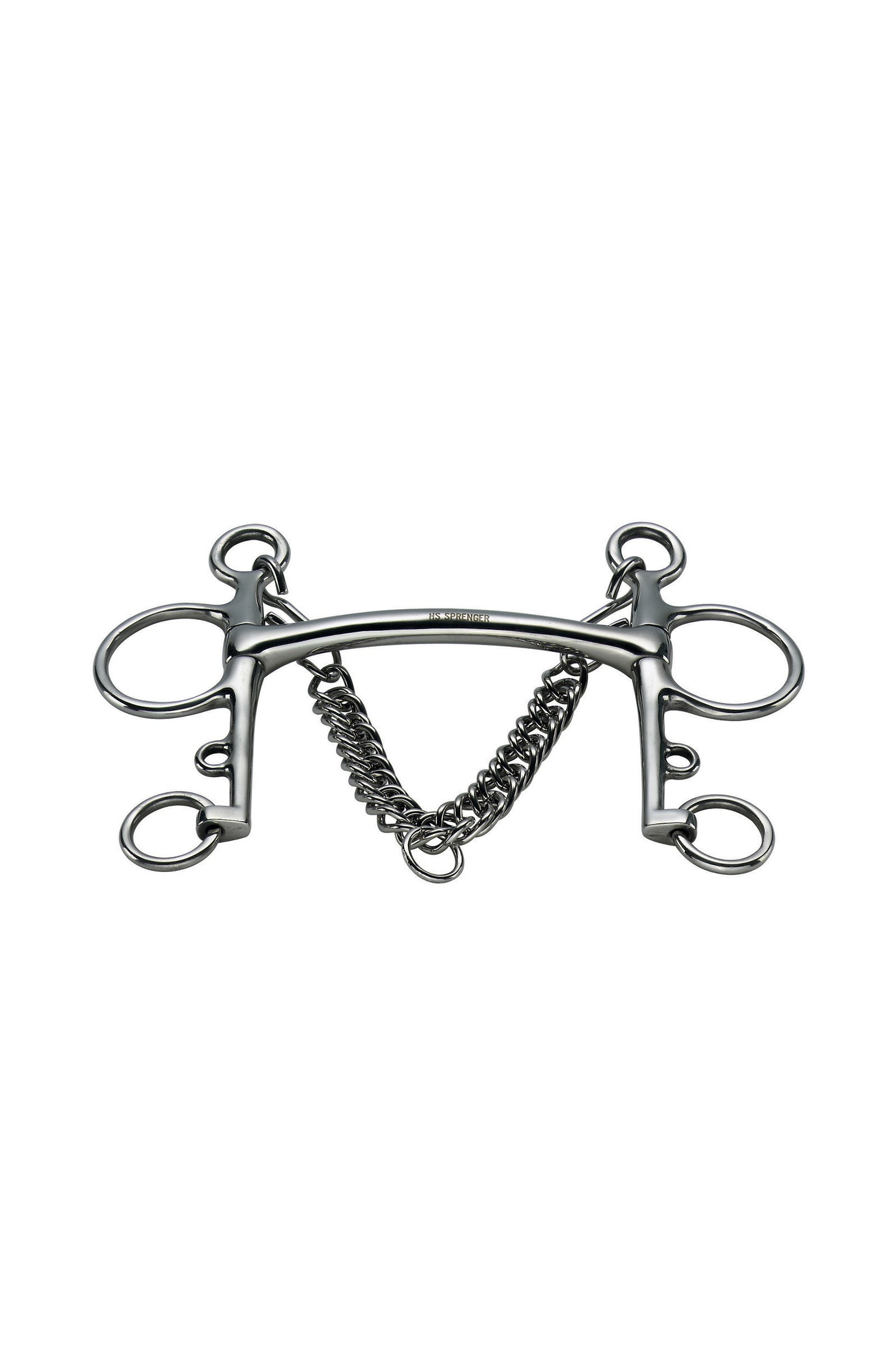 Sprenger Pelham Mullen Mouthpiece, curved Stainless steel Horse Bits