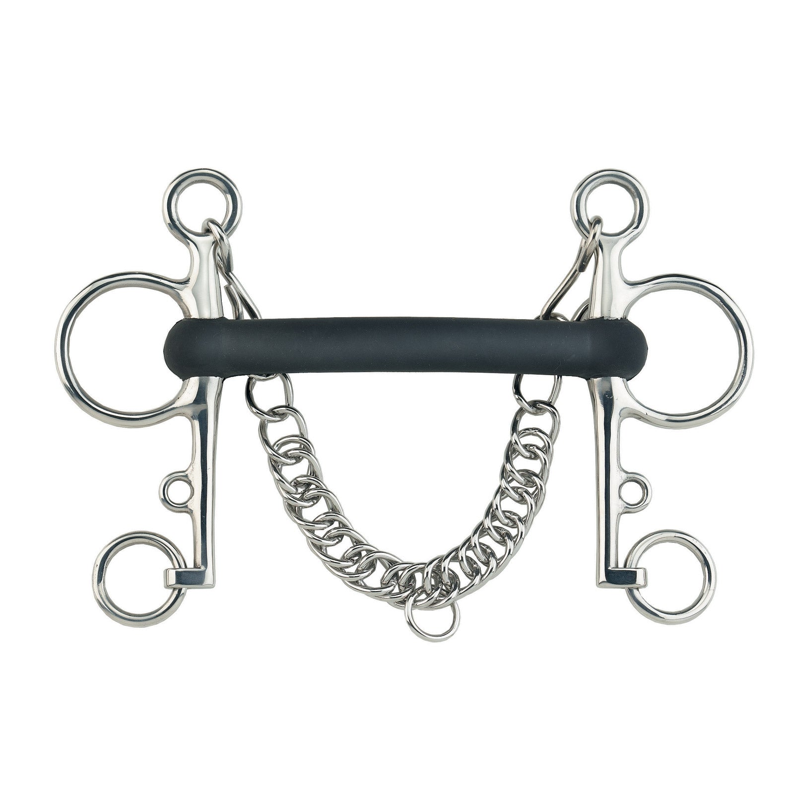 Sprenger Pelham Mullen Usta Guma wulkaniczna Sztywna 18 mm Wędzidła