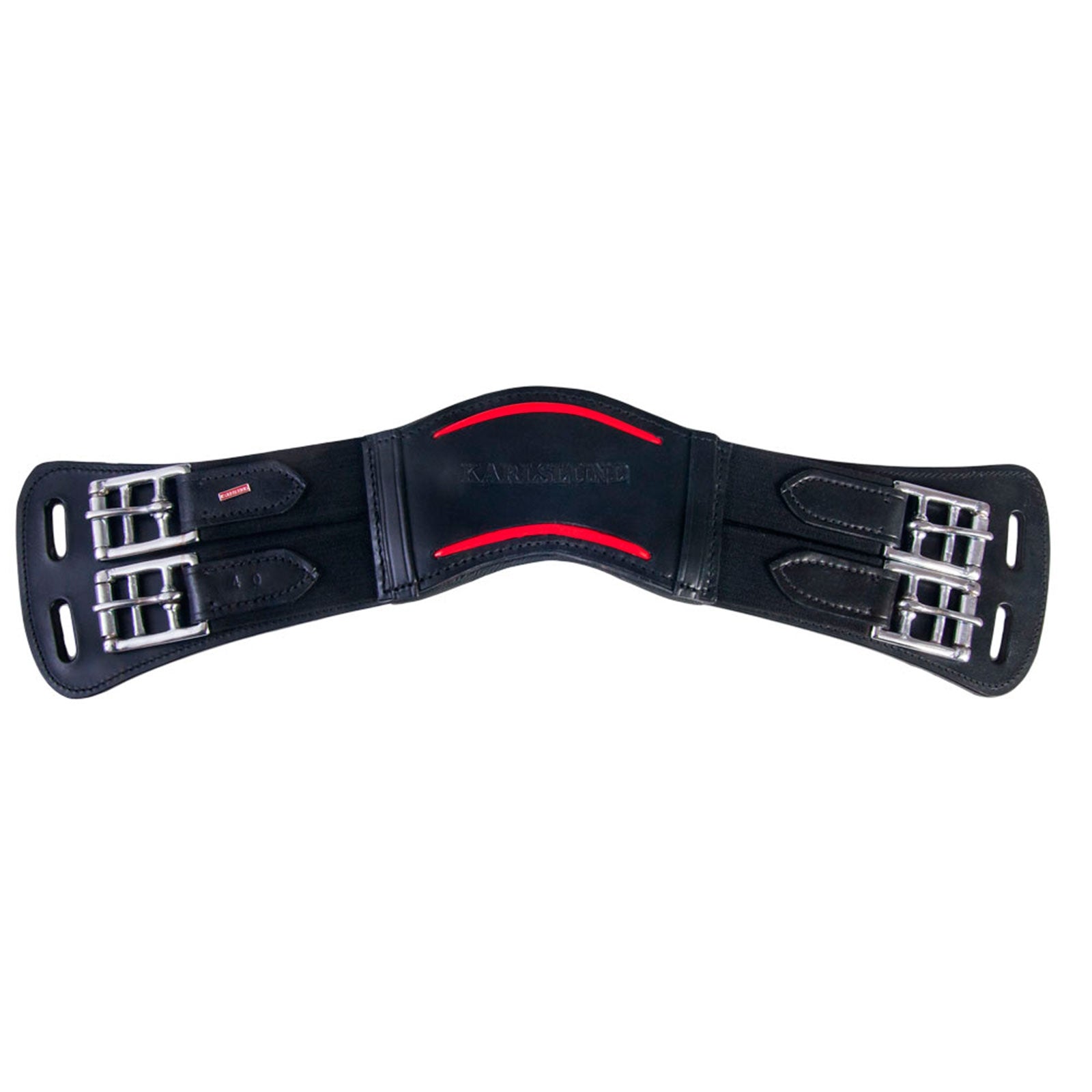 Karlslund Anatomiczny Popręg Skórzany Siodła i popręgi