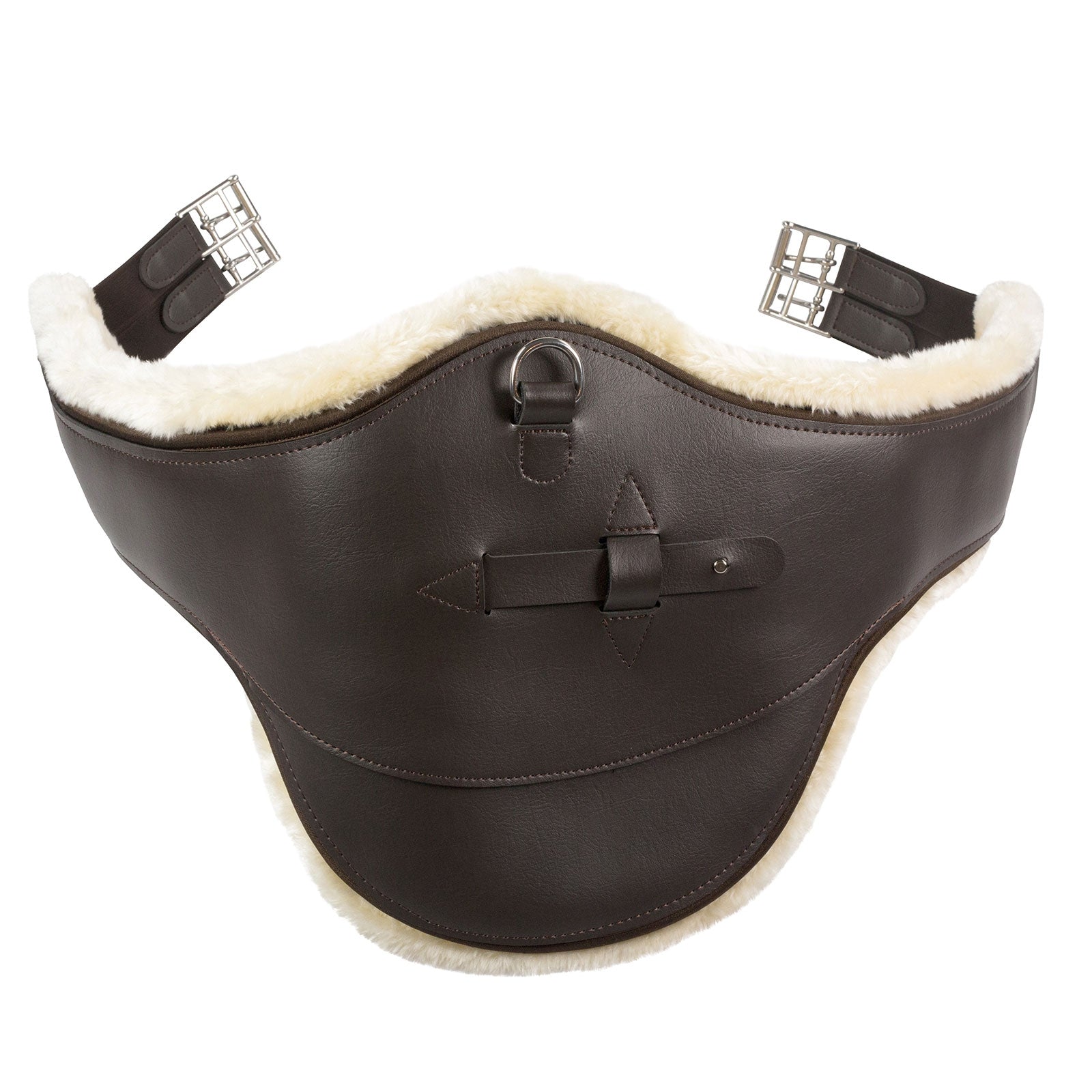 Horze Popręg z fartuchem z podszyciem Atlanta Siodła i popręgi