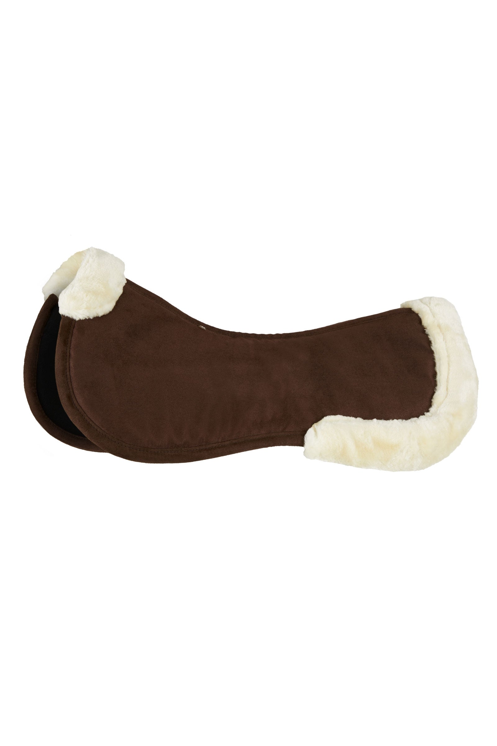 Horze Memory Foam Pad with Faux Fur Saddle Pads