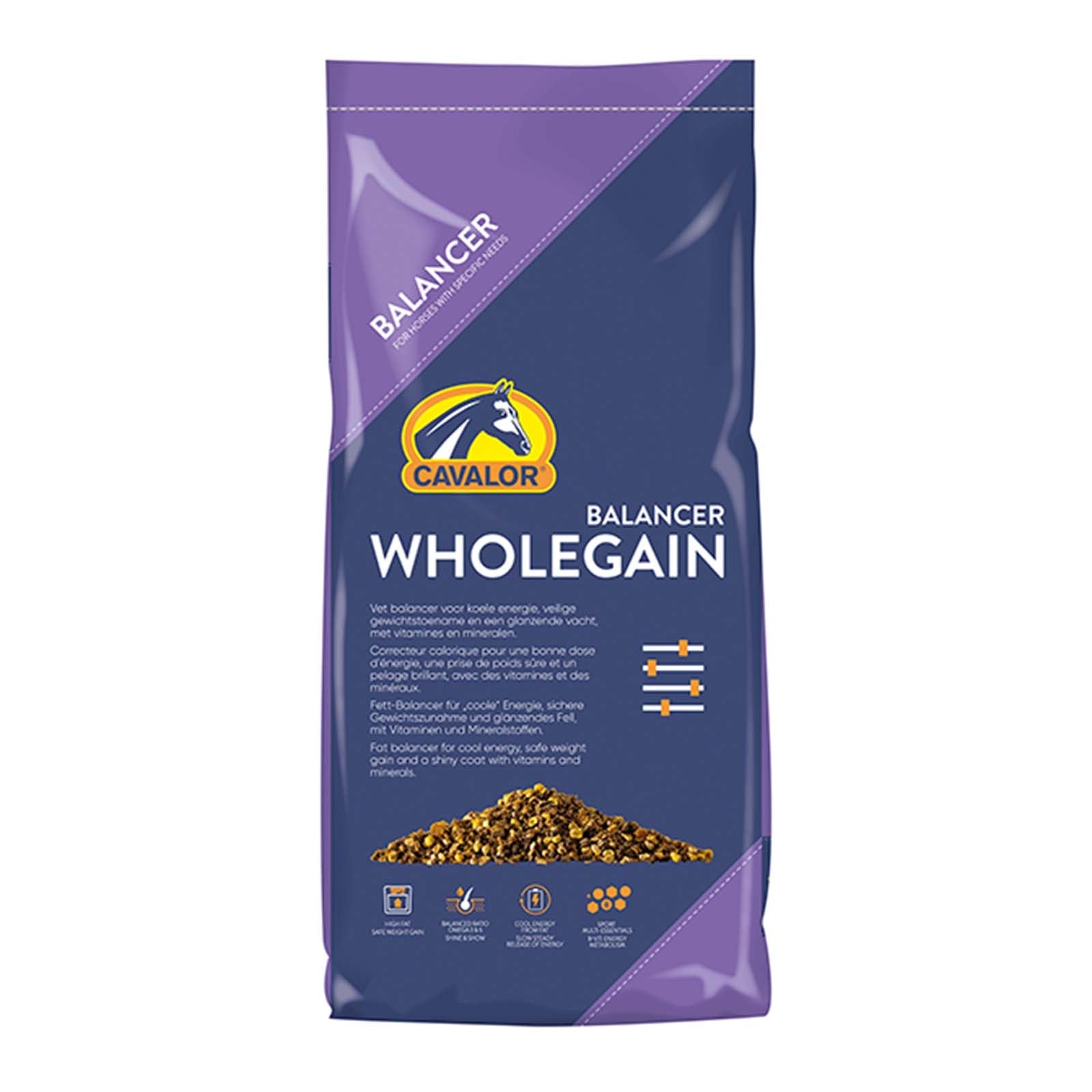 Cavalor Wholegain, uzupełniająca mieszanka paszowa, 20kg Horse Feed & Nutrition