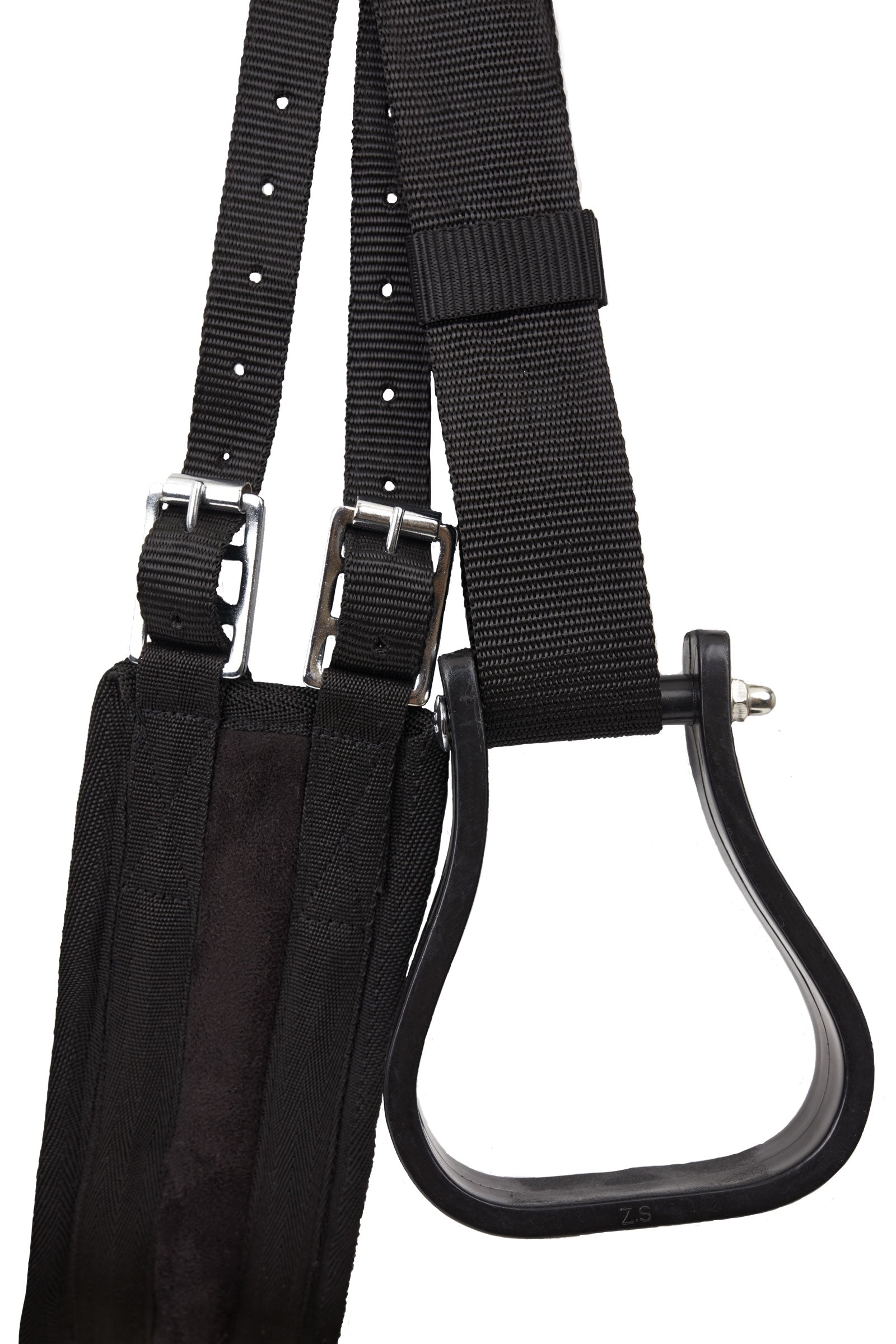 Horze PU Suede Bareback Saddle Saddles, Girths & Stirrups