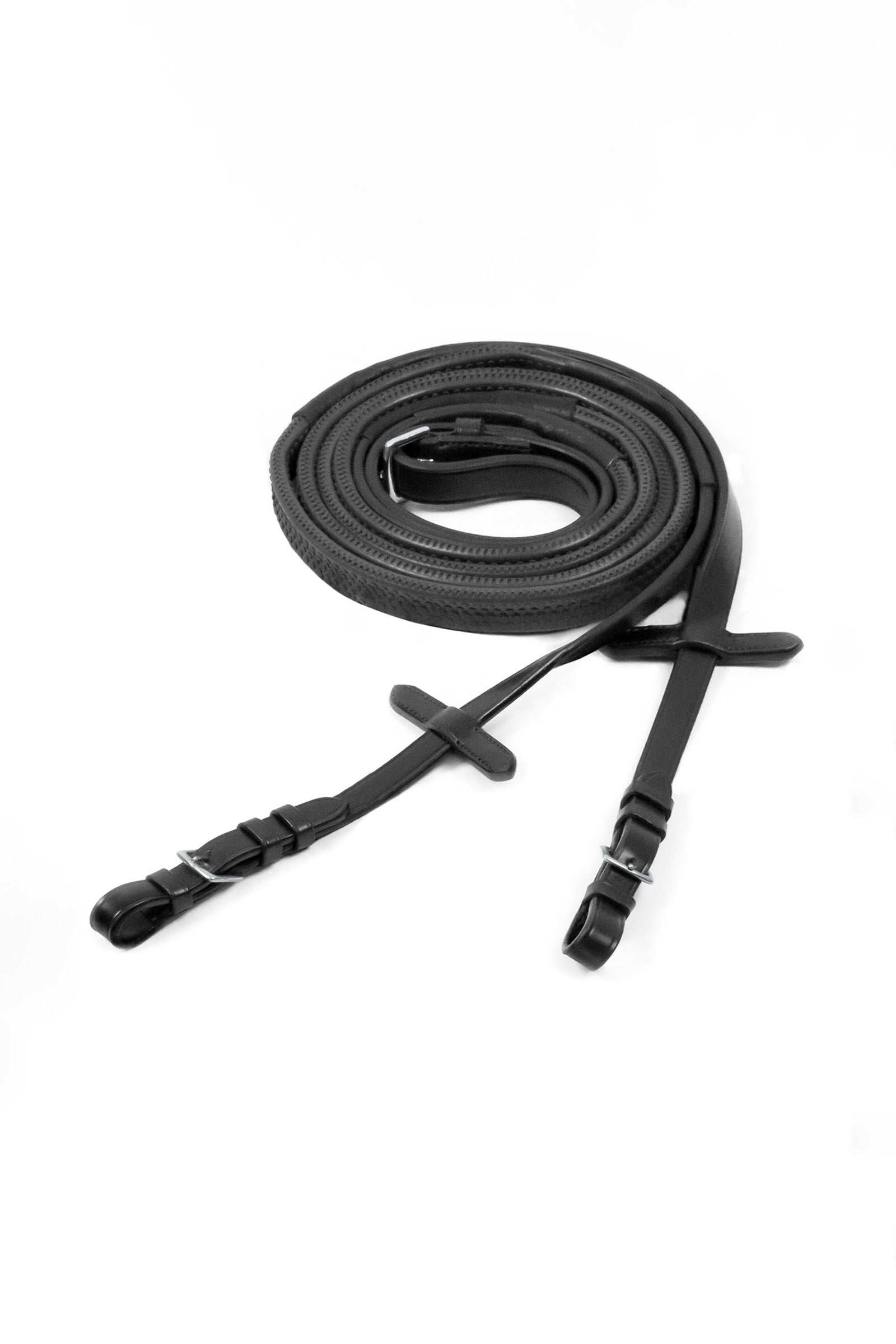 Schockemöhle Sports gumowe wodze z klamrami Ogłowia i wodze