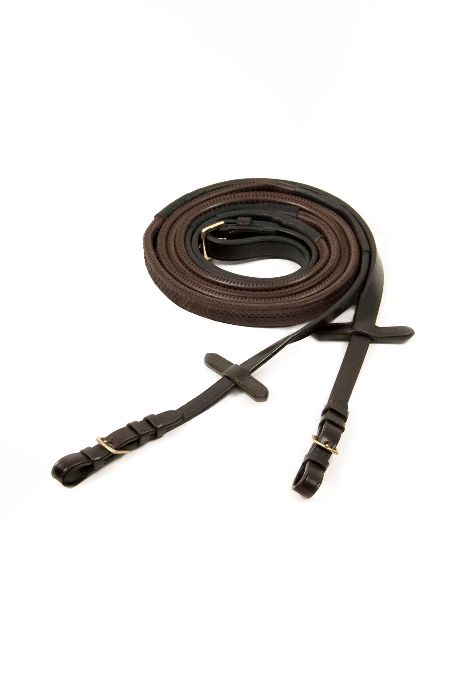 Schockemöhle Sports gumowe wodze z klamrami Ogłowia i wodze