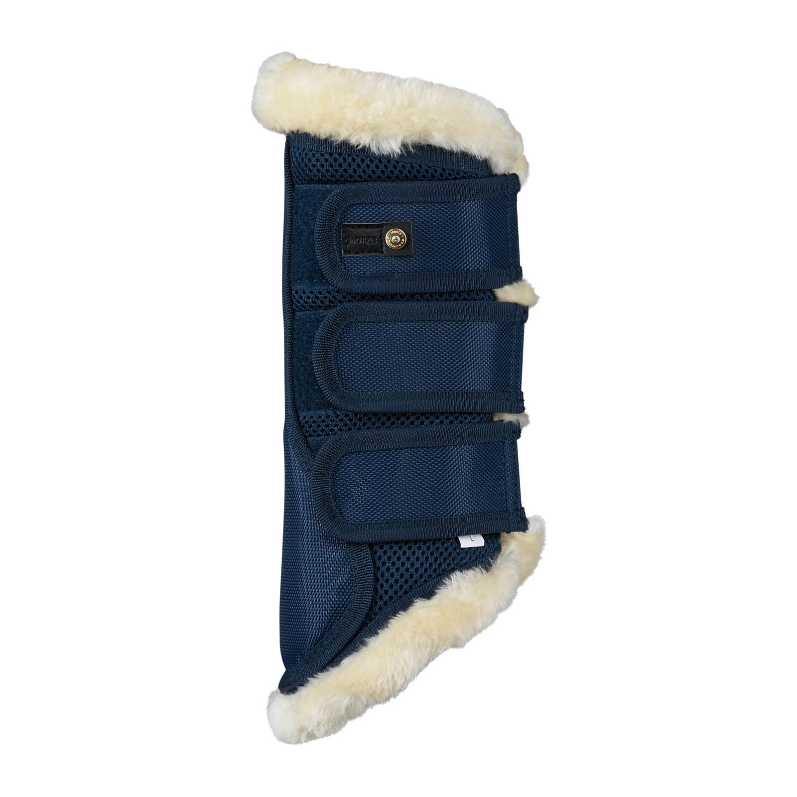 Horze Lincoln Brushing Boots with Fur Leg Protection & Hoof Protection for Horses