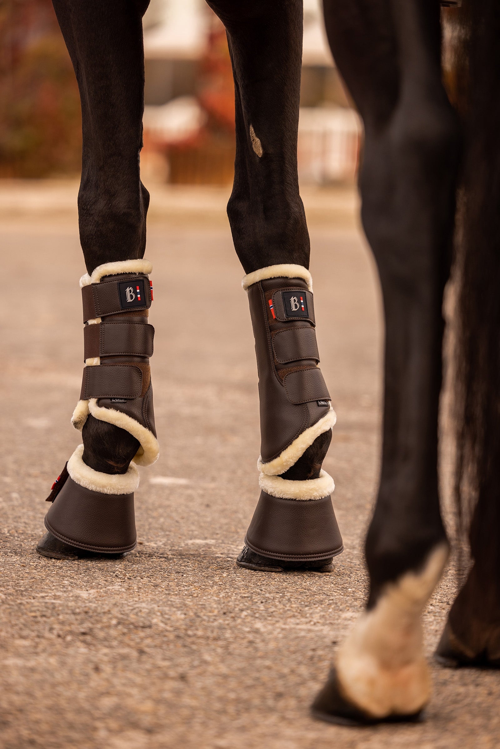 B Vertigo Wellington Brushing Boots Leg Protection & Hoof Protection for Horses