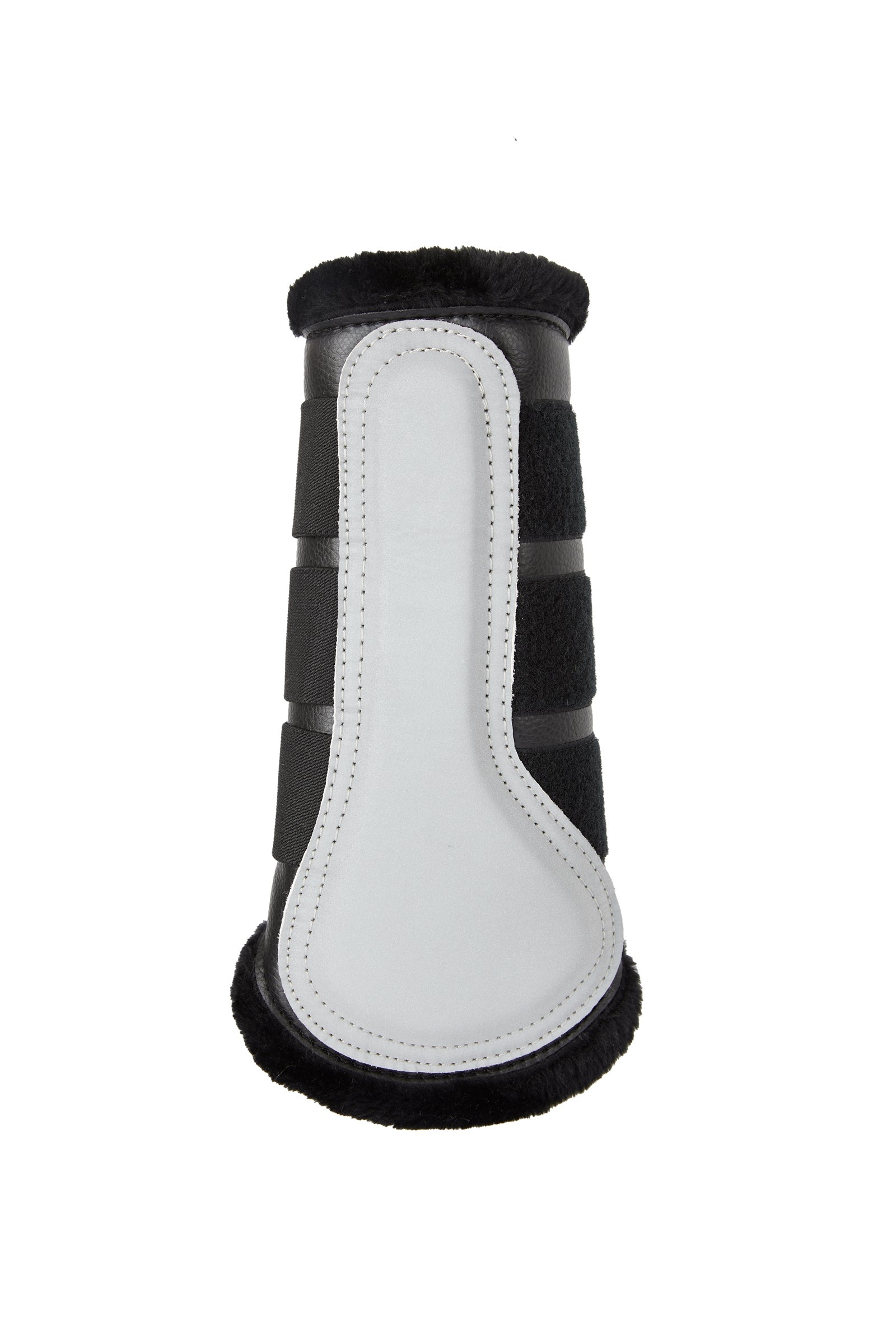 Horze Luminox Reflective Brushing Boots, Front Leg Protection & Hoof Protection for Horses