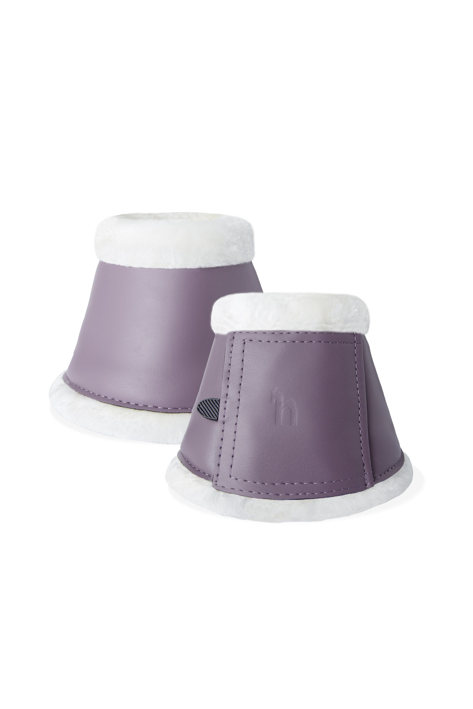 Horze Ghent Bell Boots with Faux Fur Leg Protection & Hoof Protection for Horses