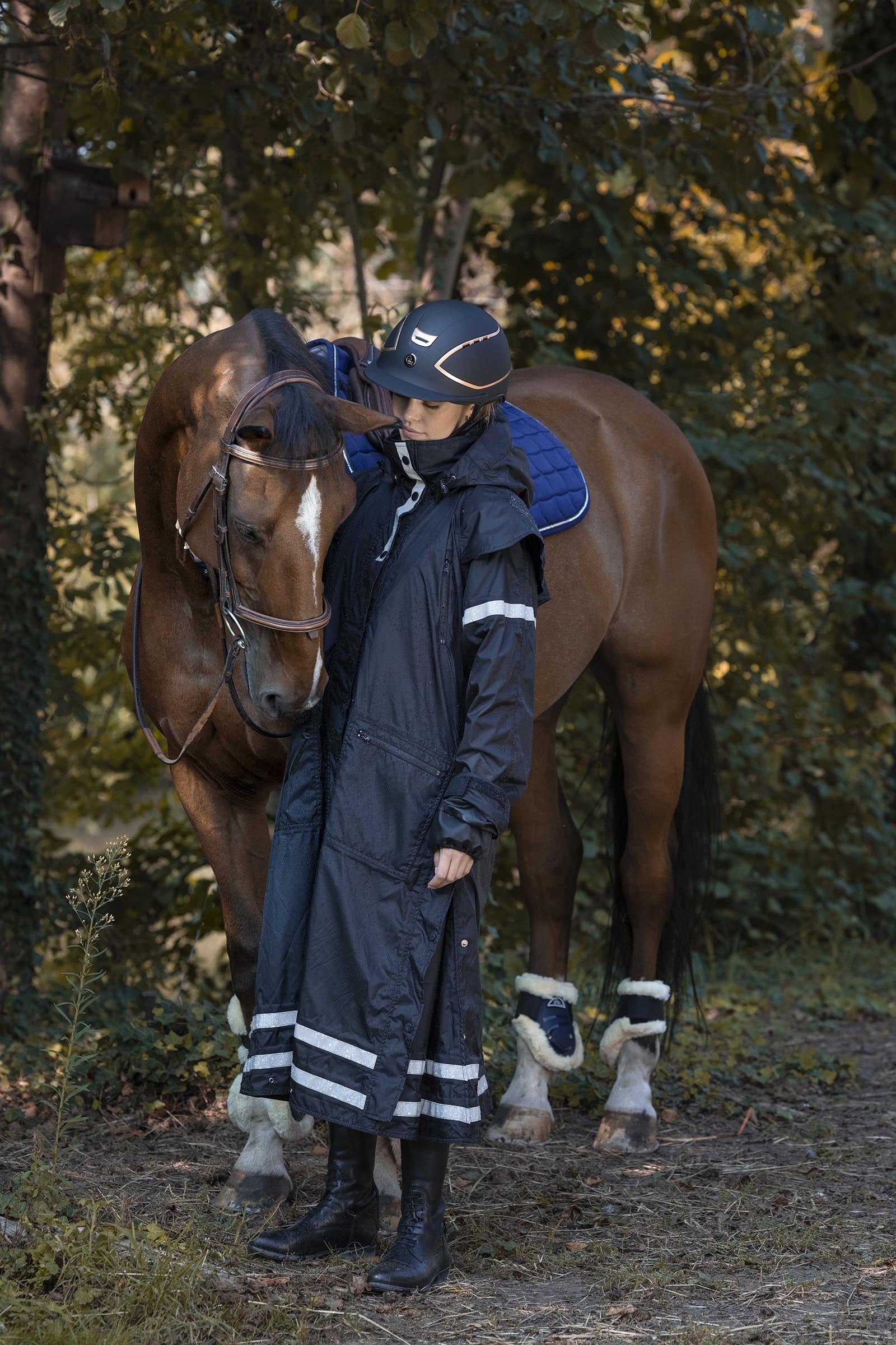 Equi Theme EQUITHÈME RiderCoat Long Raincoat Women’s Riding Clothing