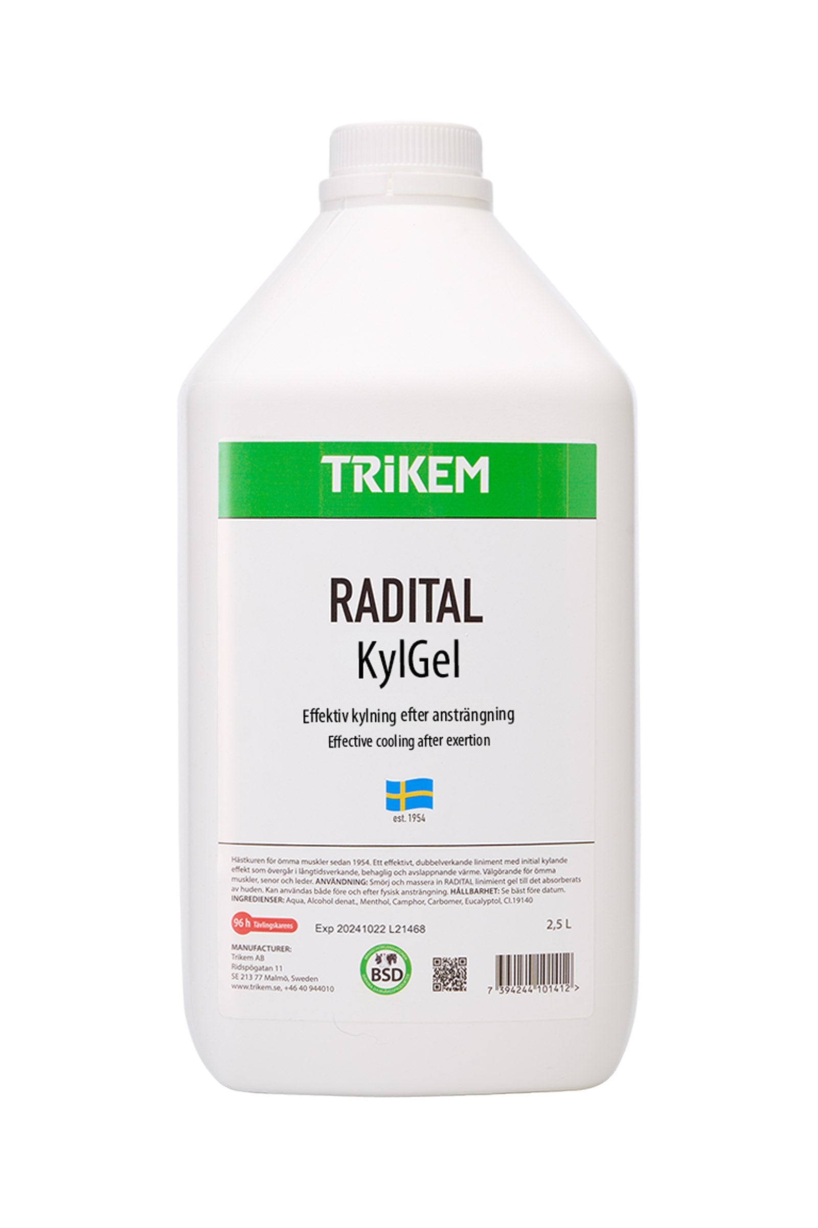 Trikem Radital żel chłodzący, 2,5 litra Zdrowie