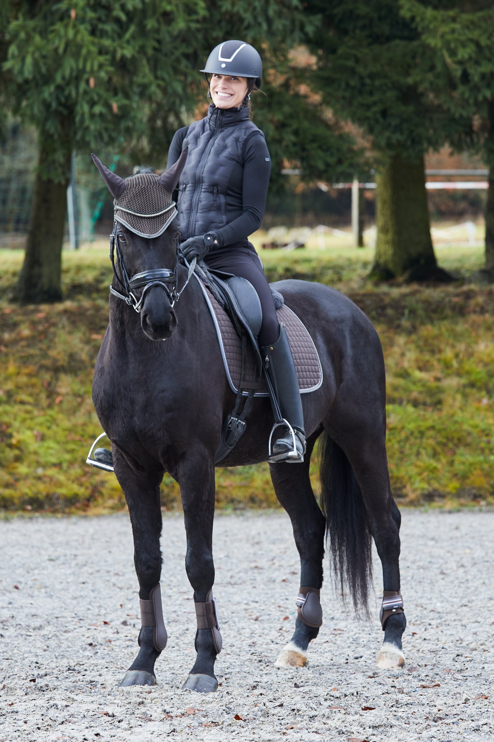 Horze Adepto Ear Net Saddle Pads