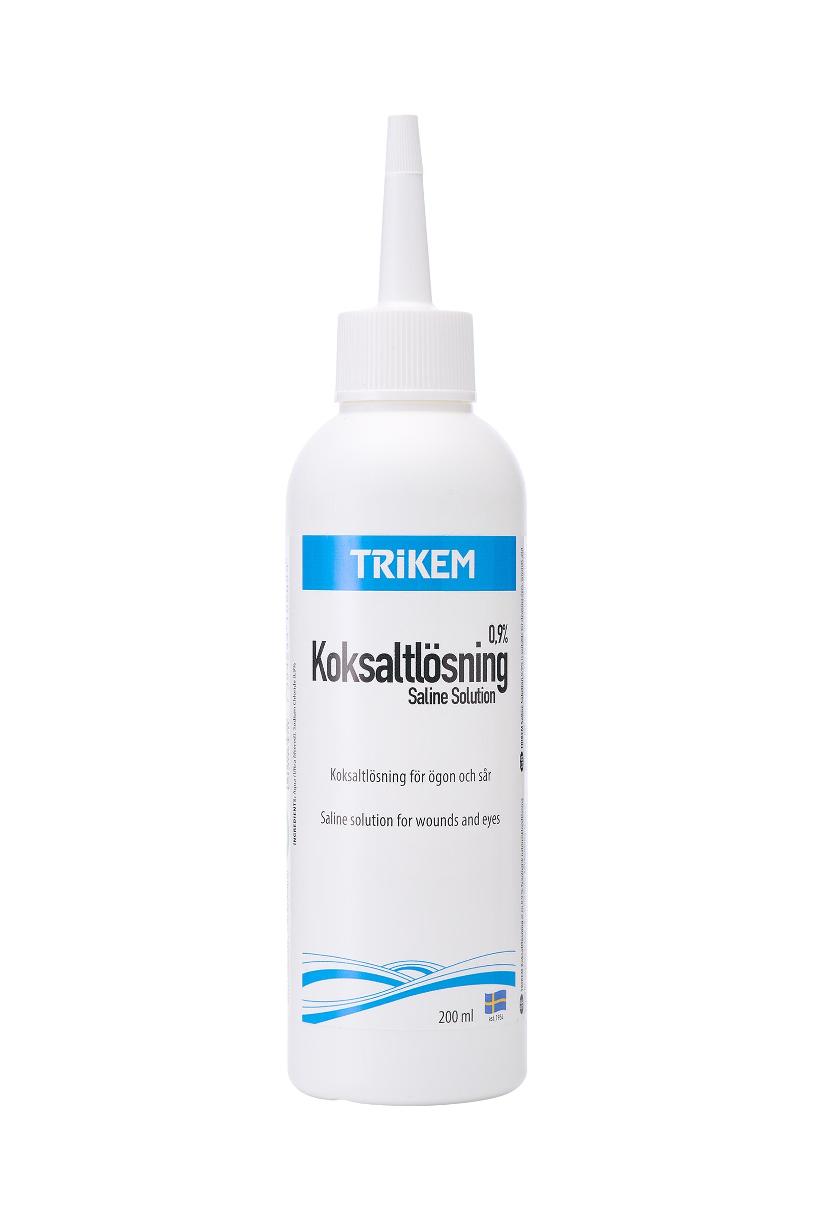 Trikem Roztwór soli fizjologicznej, 200 ml Zdrowie