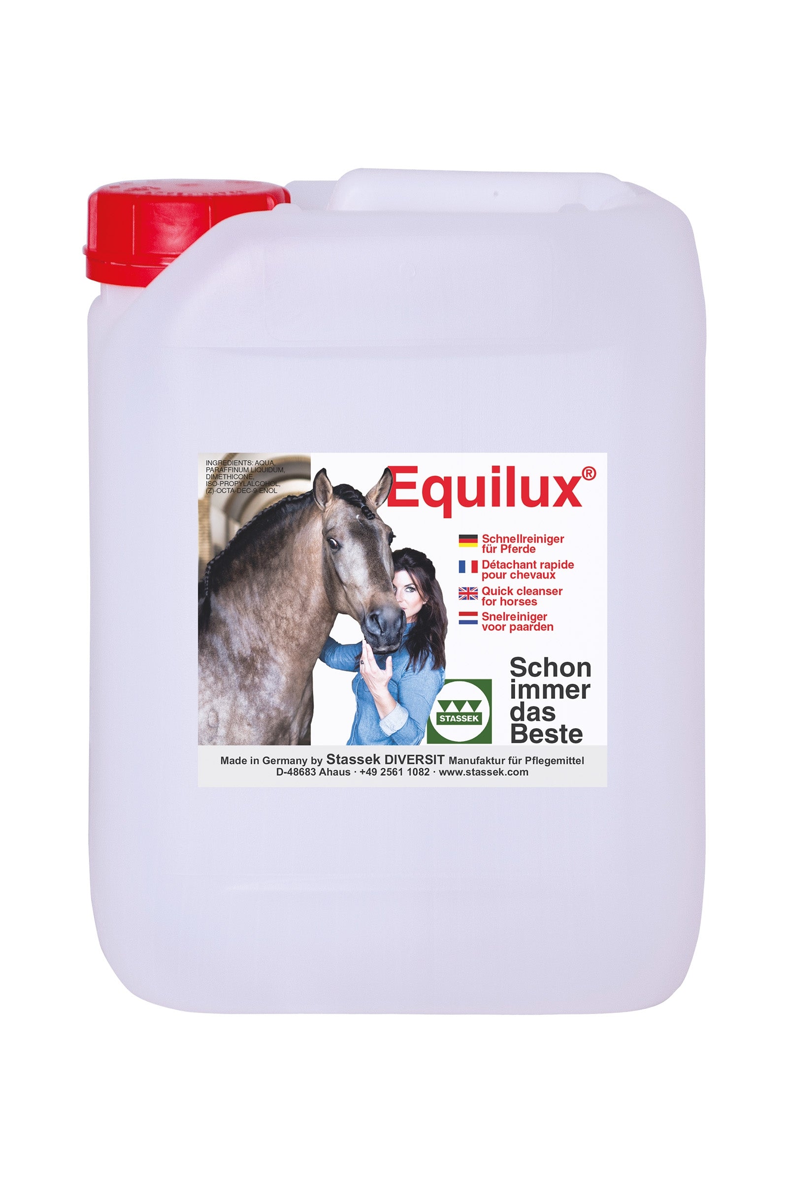 Stassek Equilux Quick Cleanser dla koni Kanister, 5 litrów Zdrowie