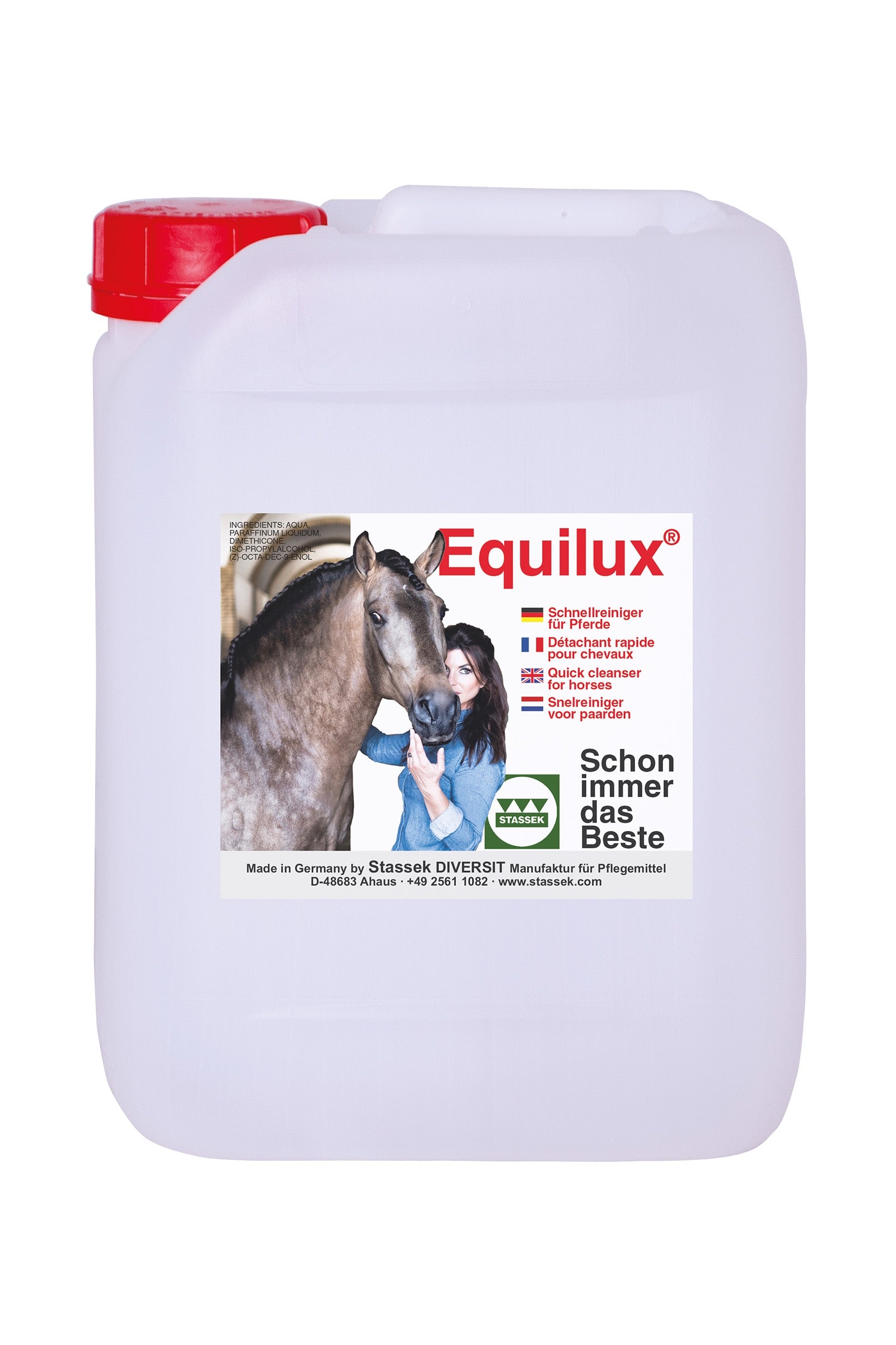 Stassek Equilux Quick Cleanser dla koni Kanister, 2 litry Zdrowie