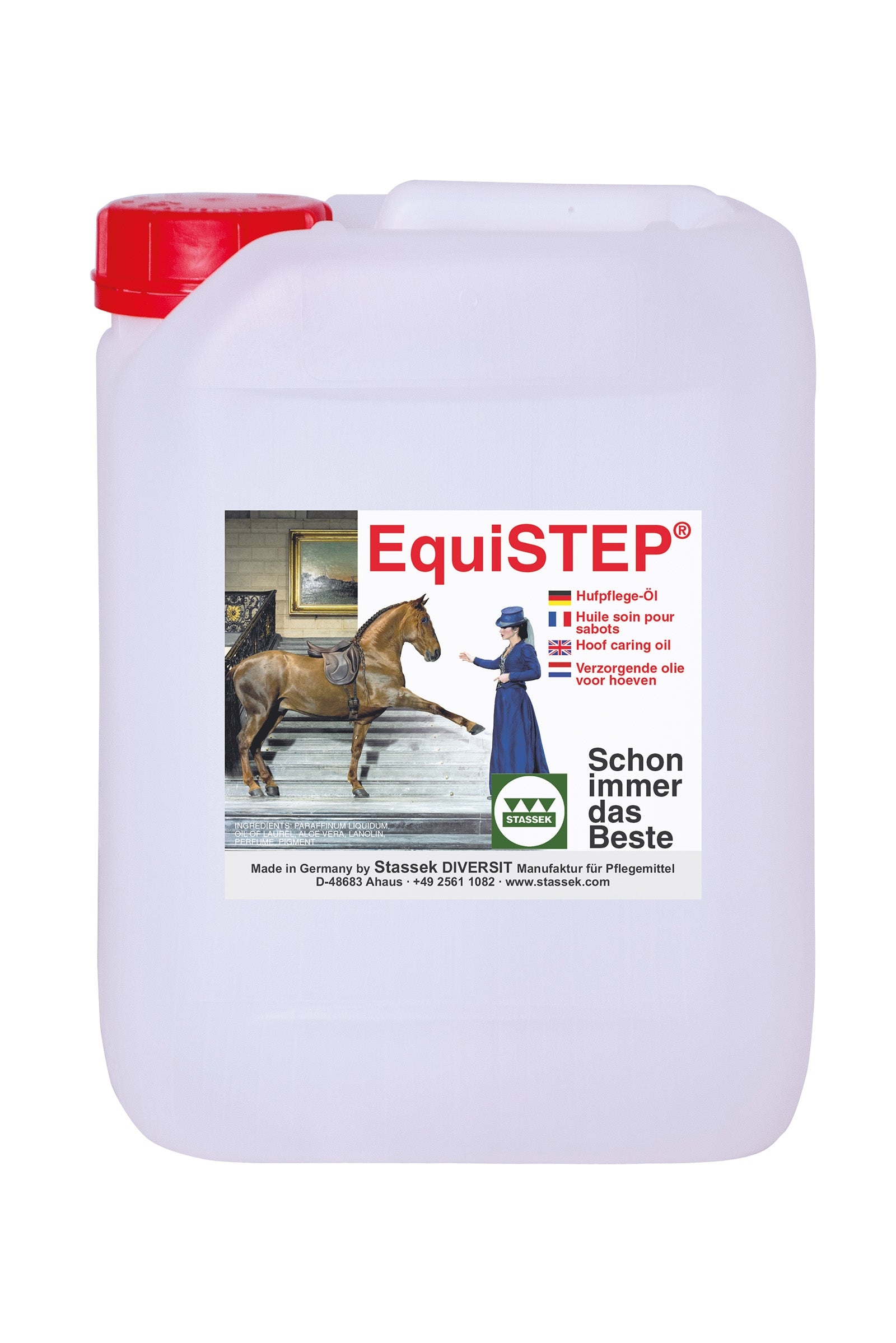 Stassek EquiSTEP Pojemnik na olej do kopyt, 2,5 litra Zdrowie
