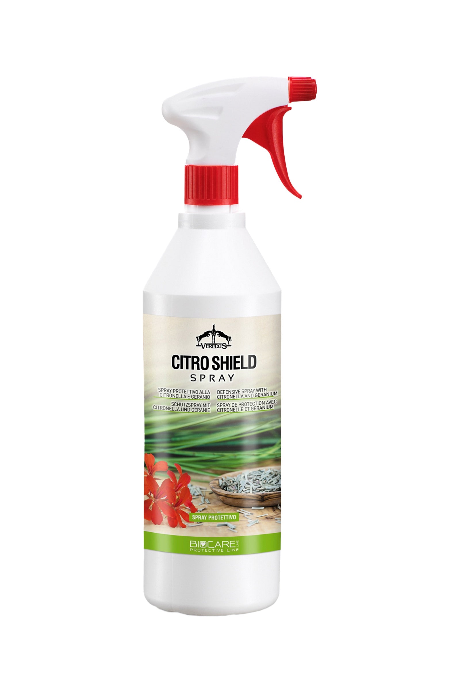 Veredus Citro Shield spray przeciw owadom, 1000 ml Ochrona koni przed owadami