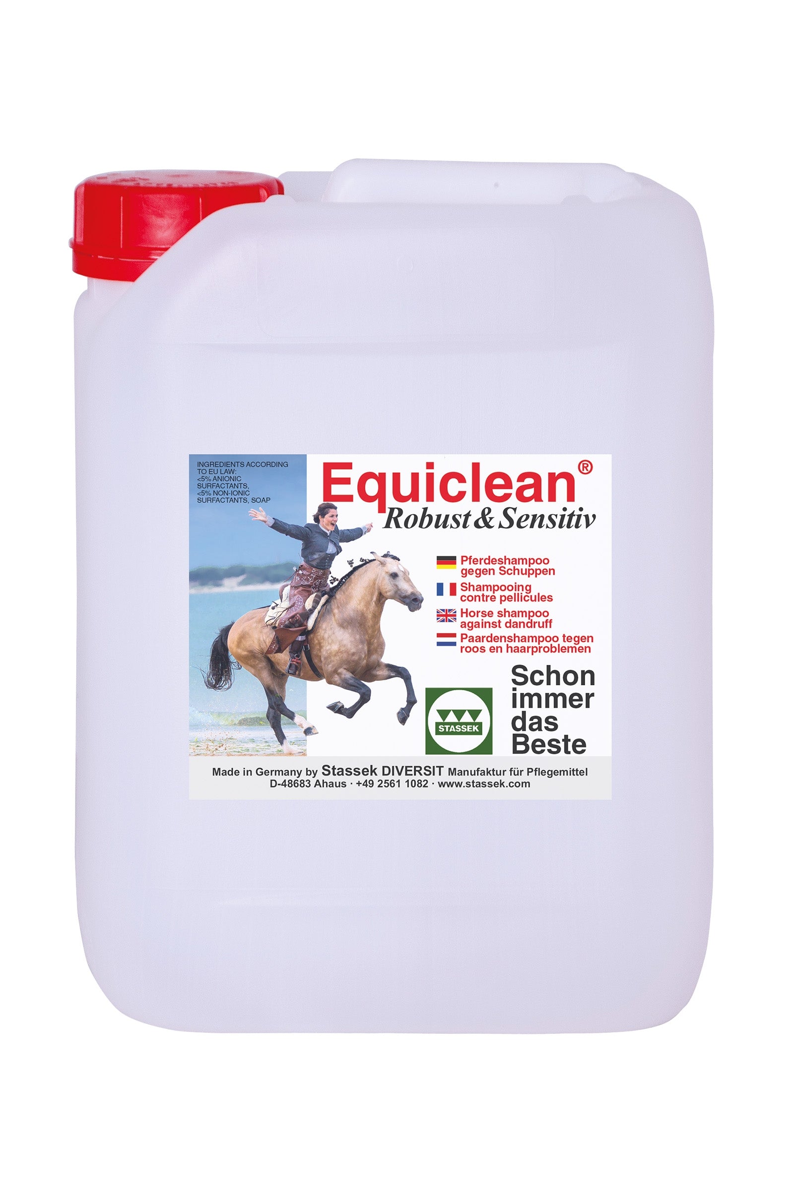 Stassek Equiclean Robust Outdoor Shampoo, 2 liters Horse Health Care