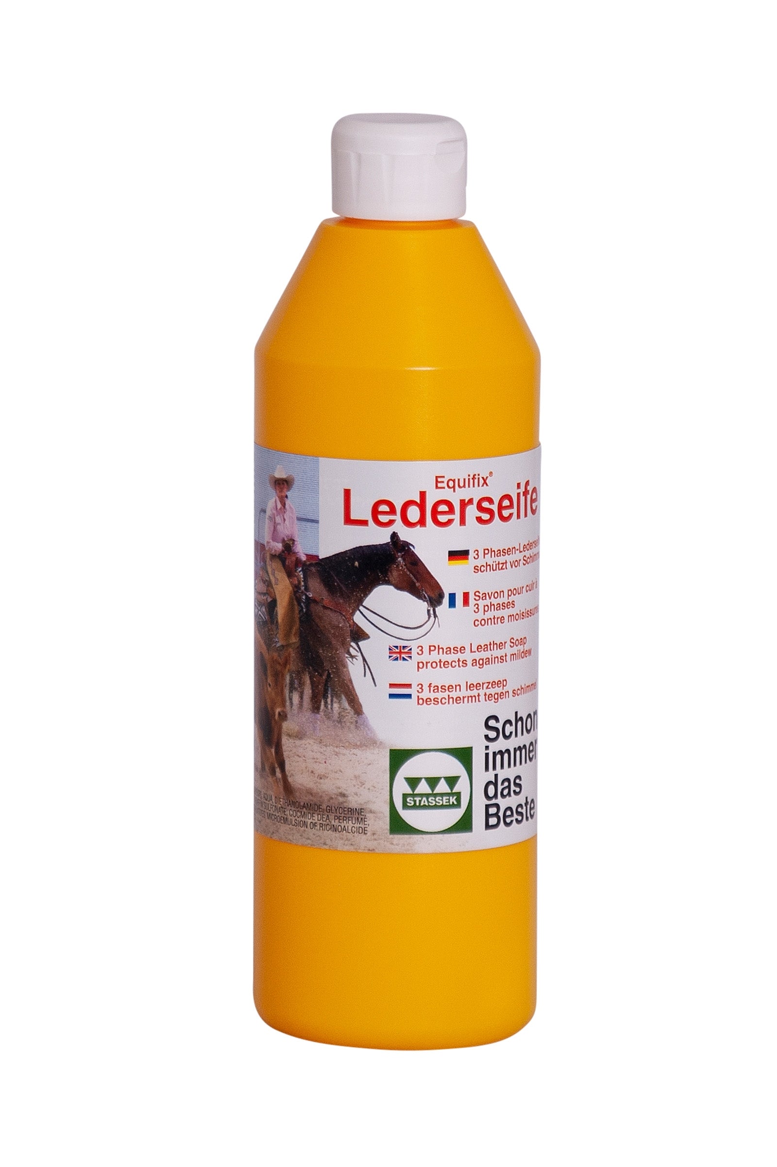 Stassek Equifix 3-phase Leather Soap, 500 ml Horse Health Care