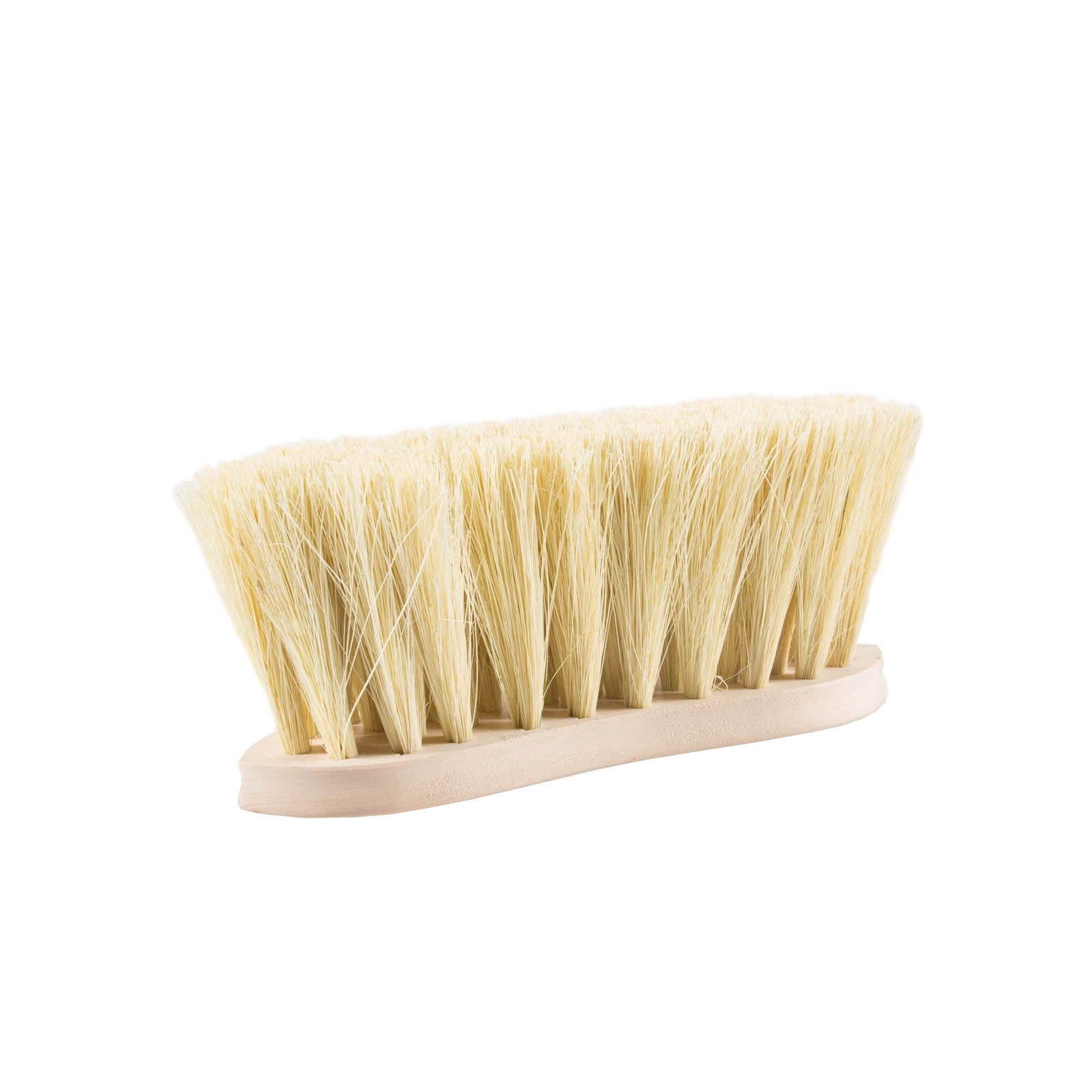 Horze Wood Back Firm Brush w/natural bristles, 8cm Horse Grooming Tools