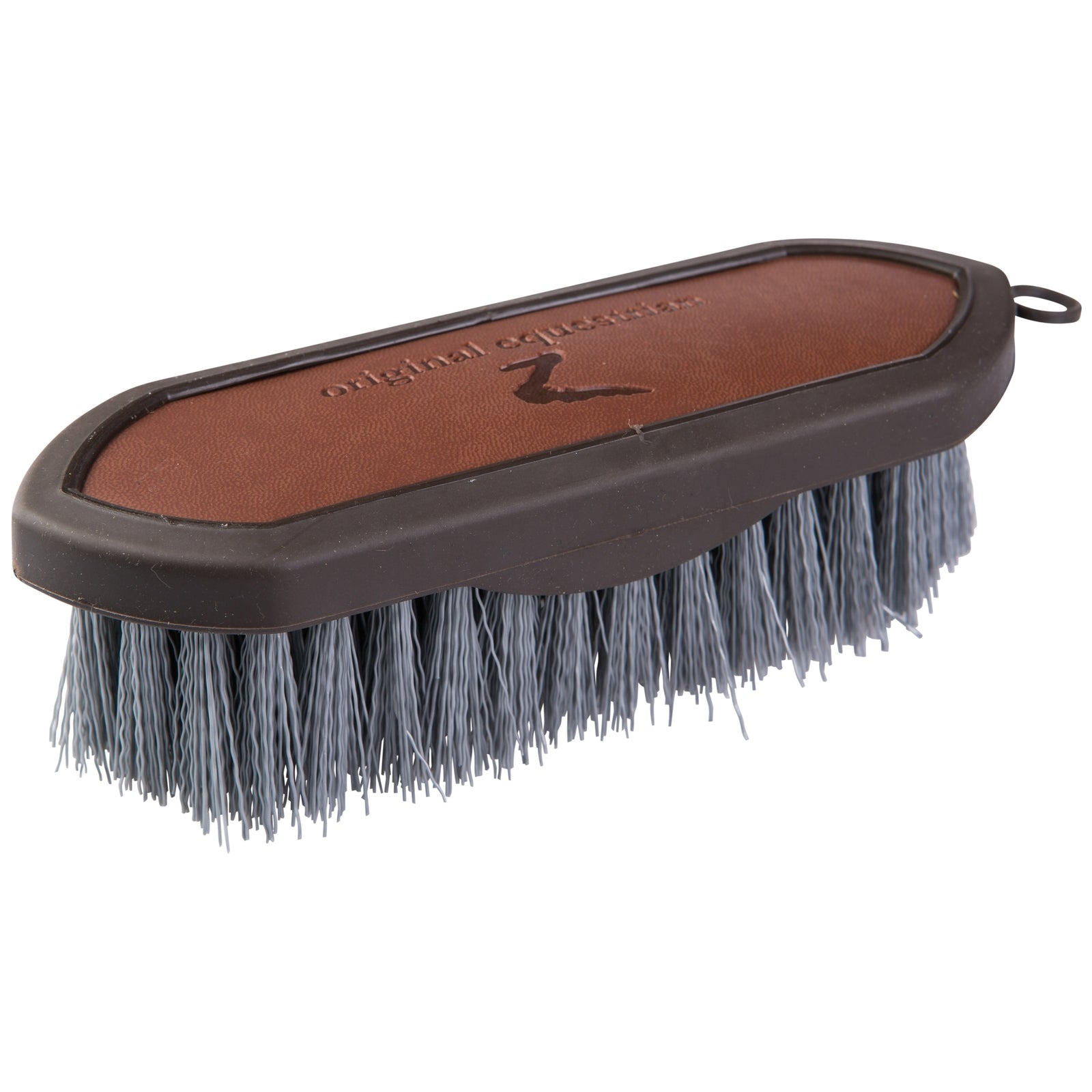 Horze Maddox Leather Handle Dandy Brush Horse Grooming Tools