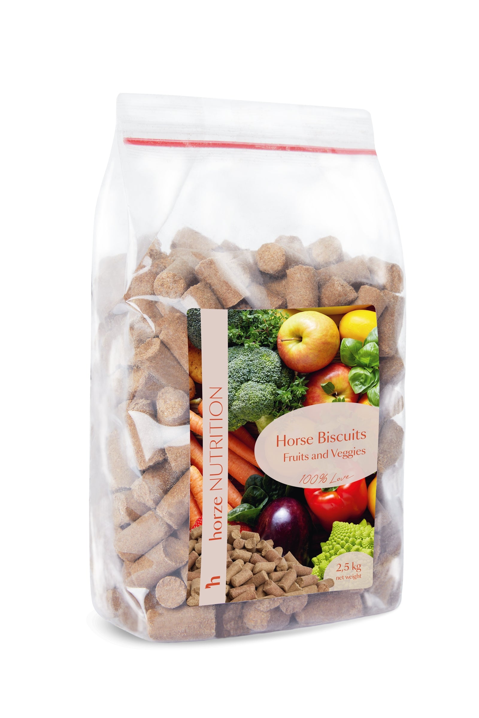 Horze Biscuits Fruits & Veggies, Przysmaki dla koni 2,5 kg Horse Feed & Nutrition