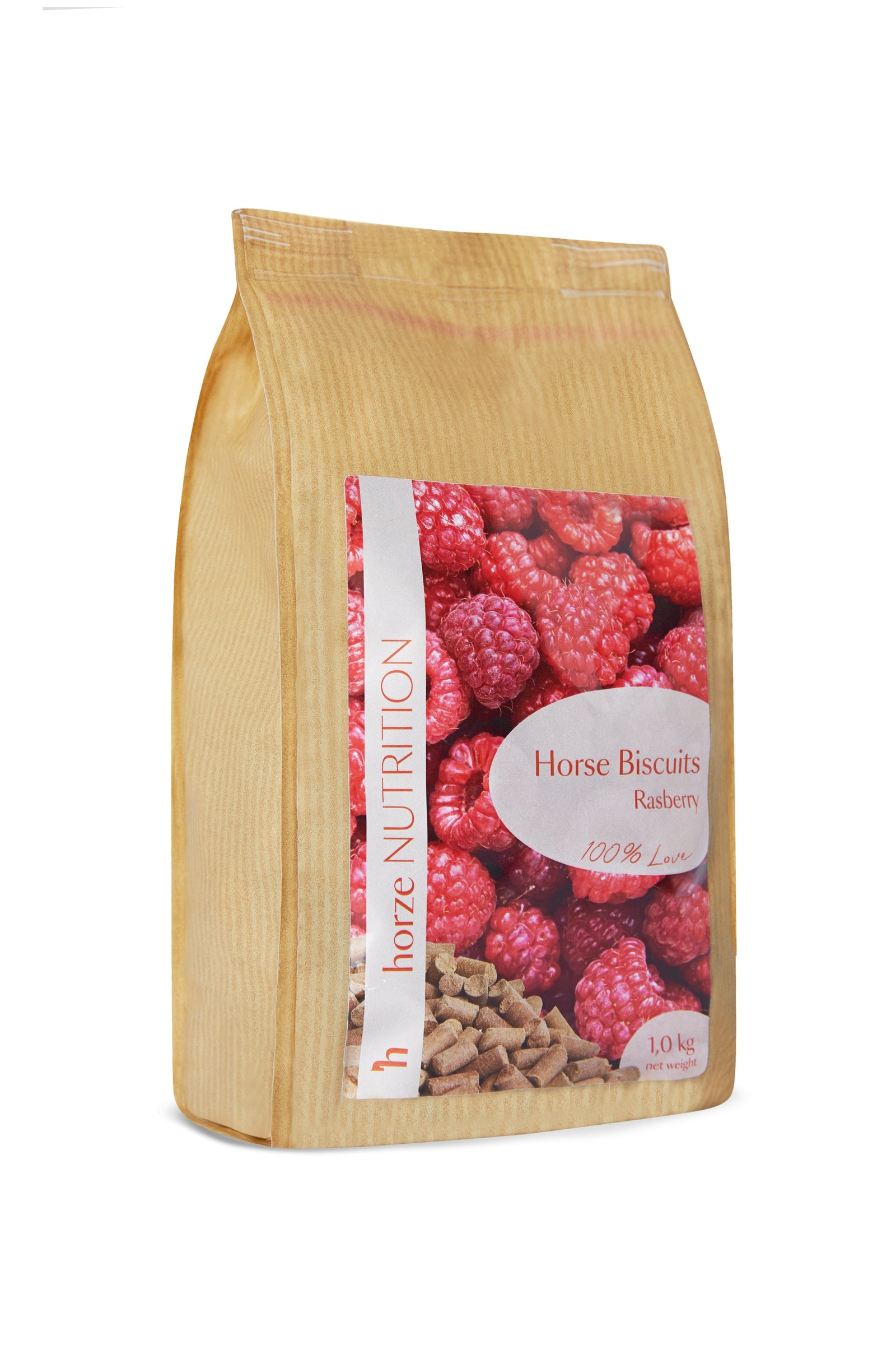 Horze Biscuits, Przysmaki dla koni, smak malinowy, 1 kg Horse Feed & Nutrition