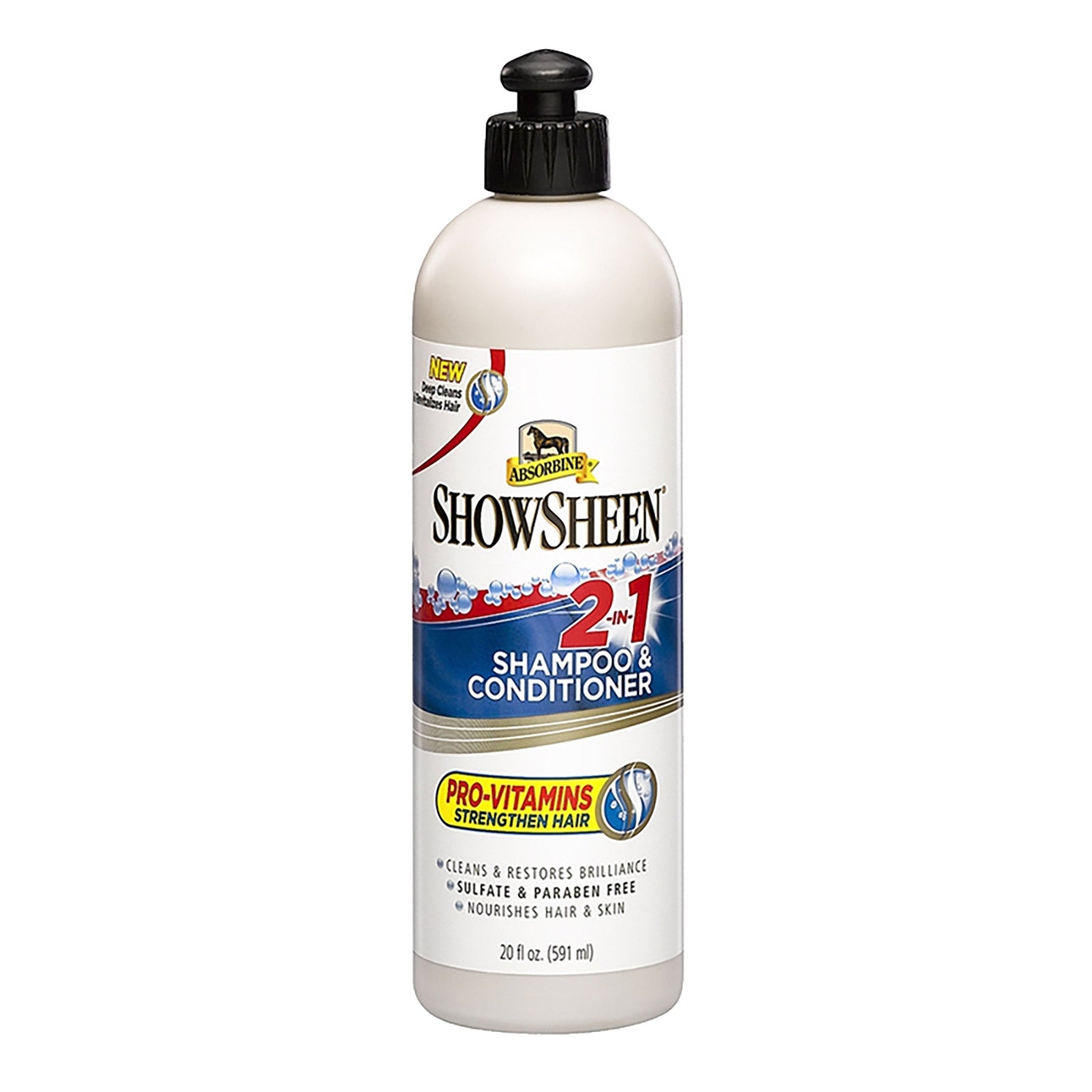 Absorbine Showsheen 2in1 - Shampoo & Conditioner , 591ml Horse Health Care