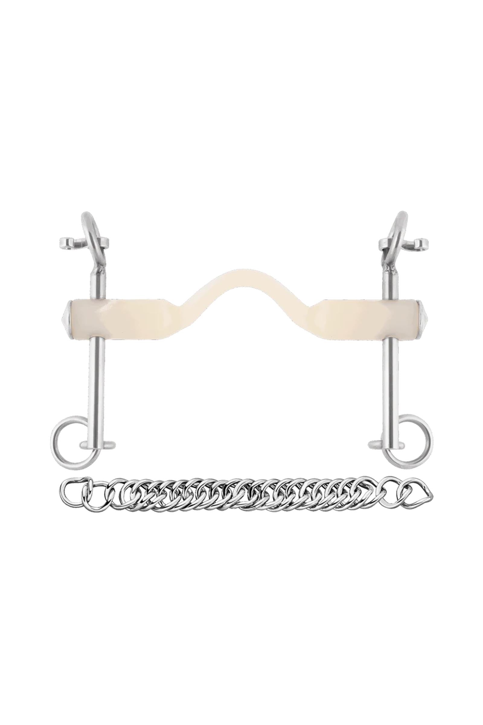 Sprenger Nathe kandar, 20 mm, z łukiem, krótkie czanki, termoplast Wędzidła
