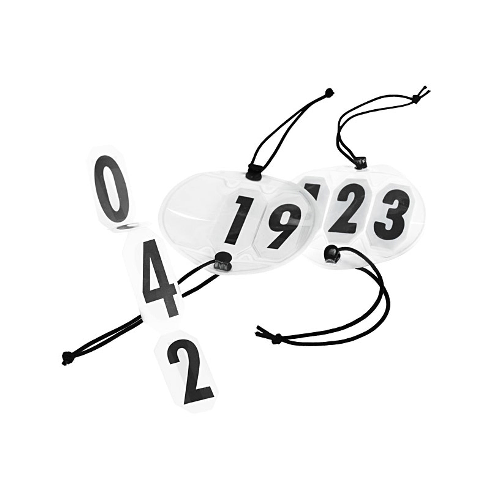 Horze Plakietka z numerem startowym na ogłowie , duża, okrągła Odzież jeździecka damska