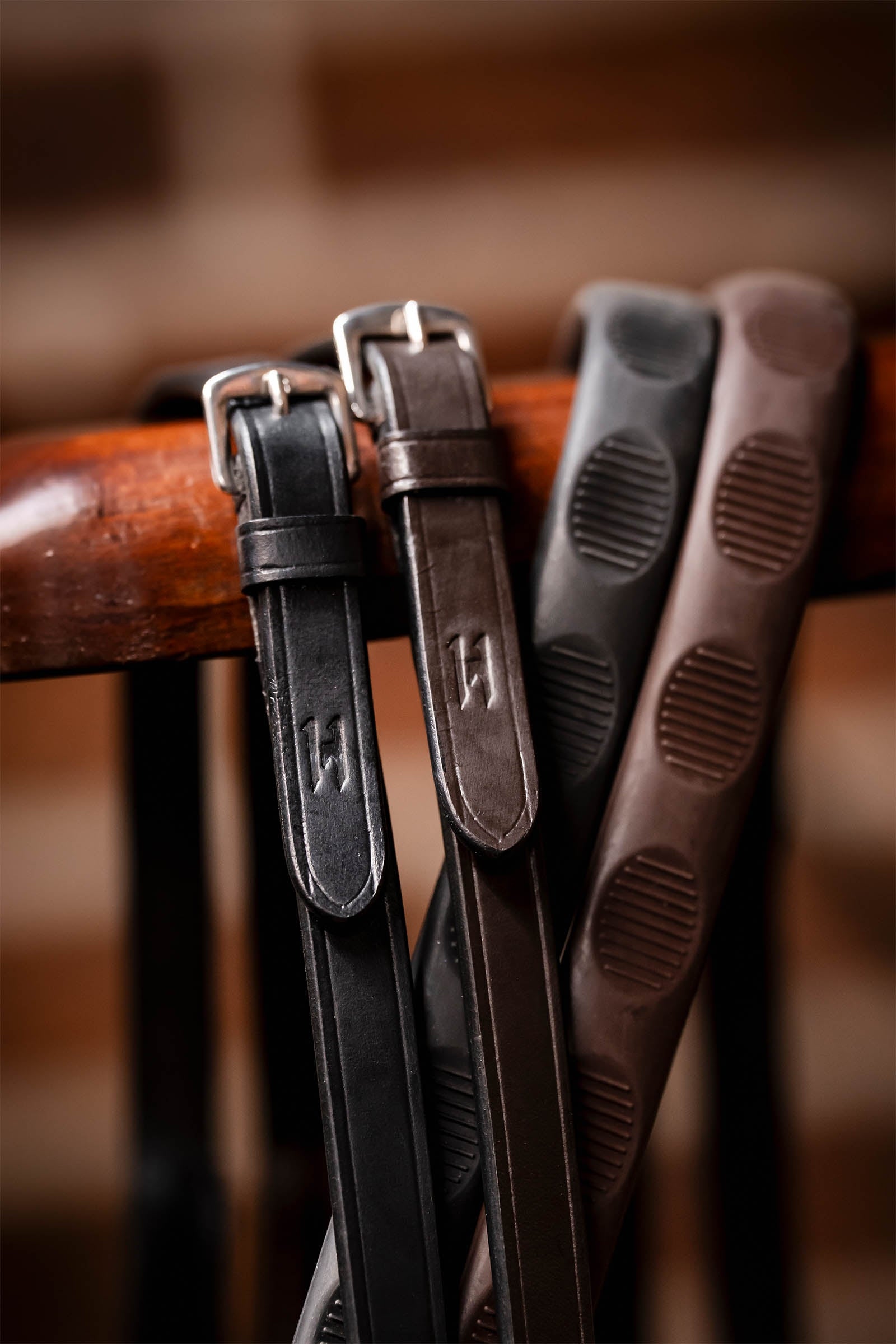 Horseware Thumb Grip Rubber Reins Bridles & Reins