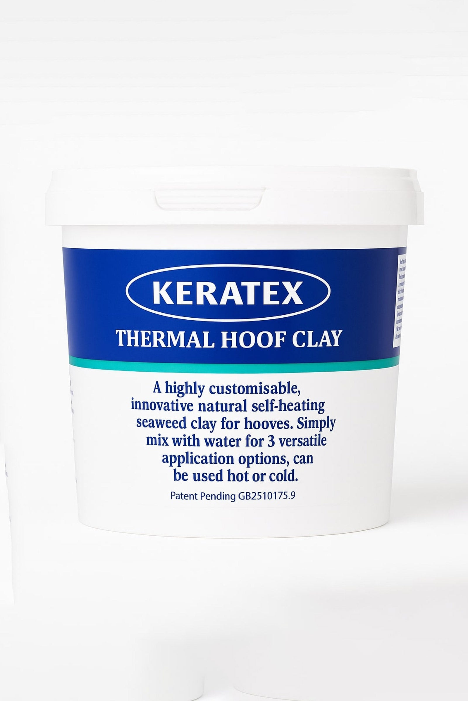Keratex termiczna glinka do kopyt - zestaw, 400 g Zdrowie