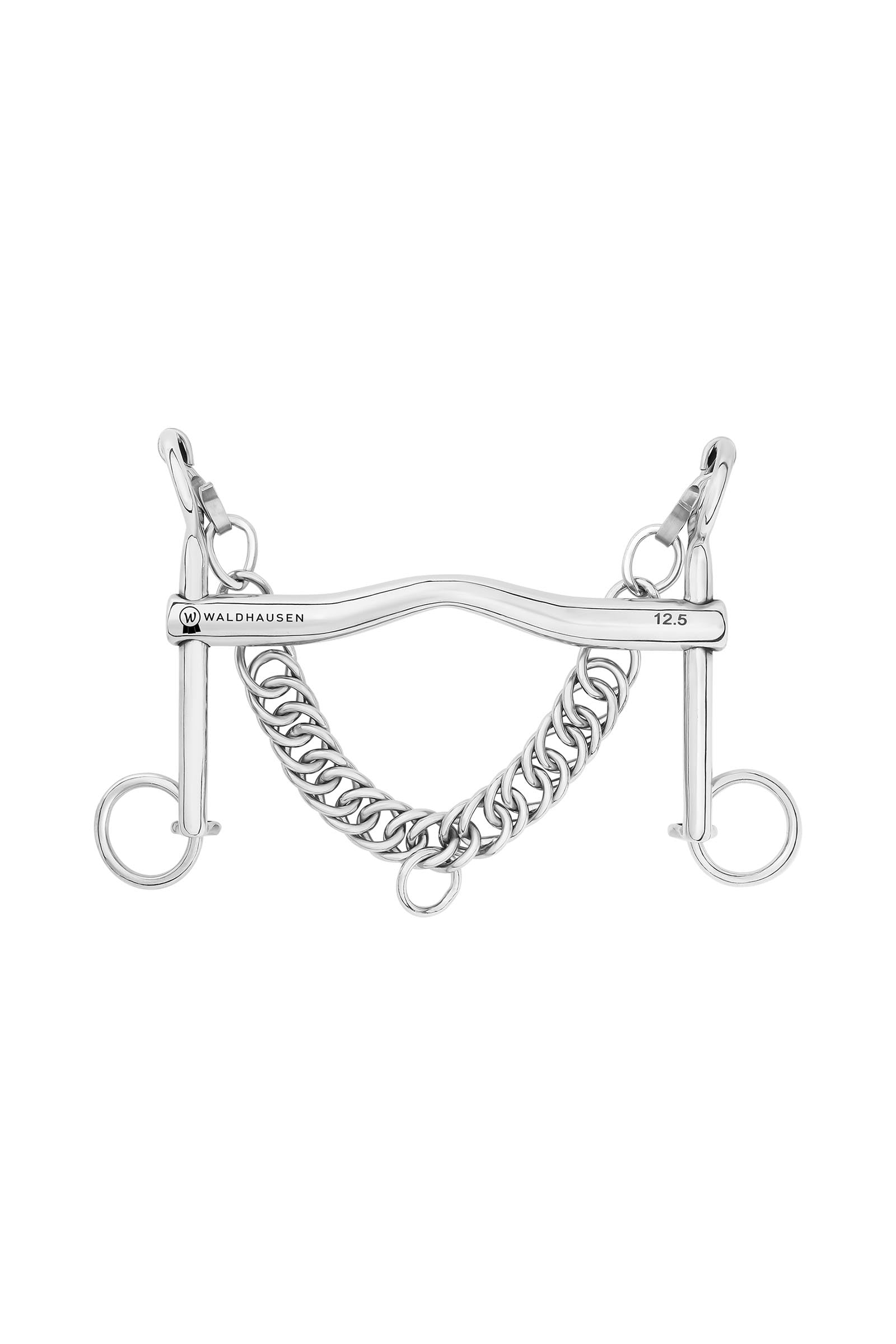 Waldhausen Dressage Weymouth Short, Stainless St., 14 mm Horse Bits