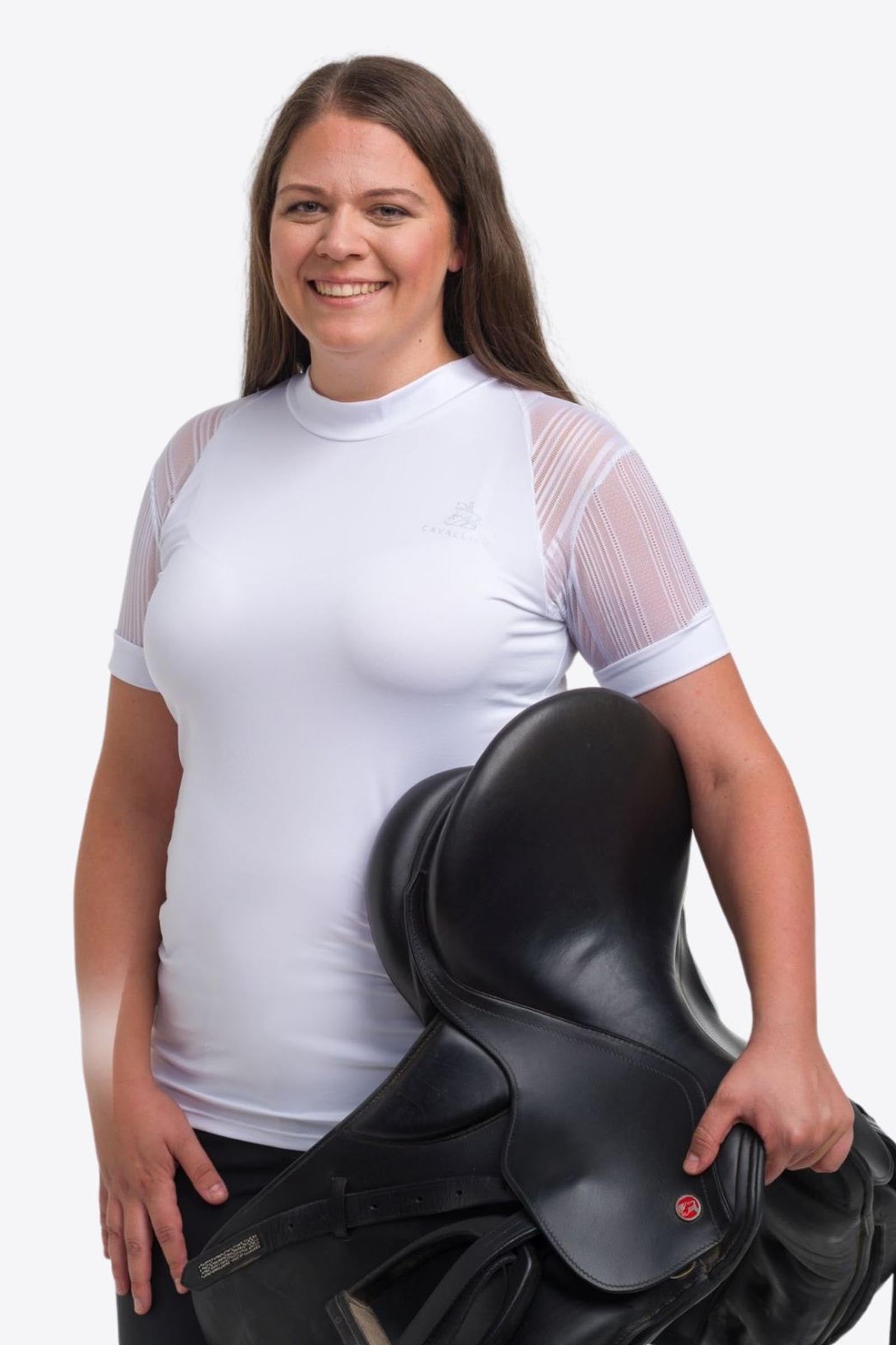 Cavalliera Riding Show Shirt Contessa, Women's Short Sleeve Women’s Riding Clothing