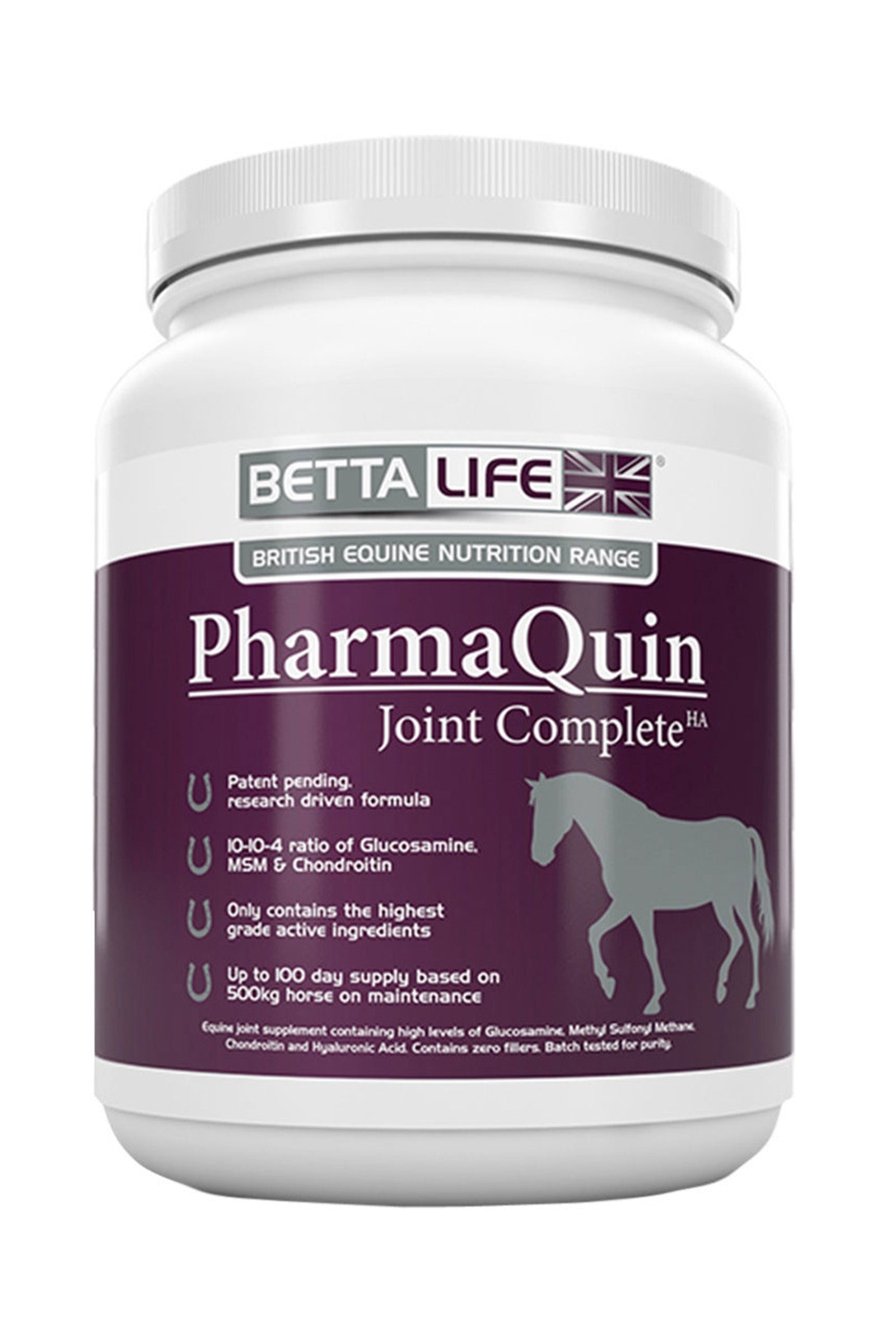 Betta Life PharmaQuin Joint Complete HA dla koni 1kg Horse Feed & Nutrition