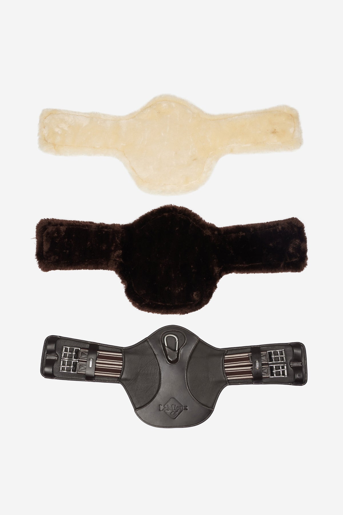 LeMieux Arika Simuwool Contoured Short Stud Girth Saddles, Girths & Stirrups