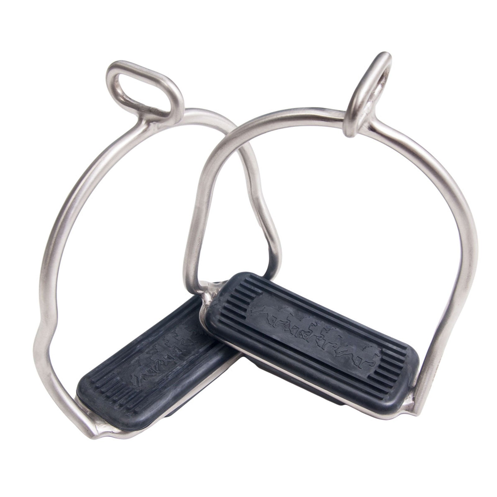 Karlslund Stirrups, brushed steel Saddles, Girths & Stirrups