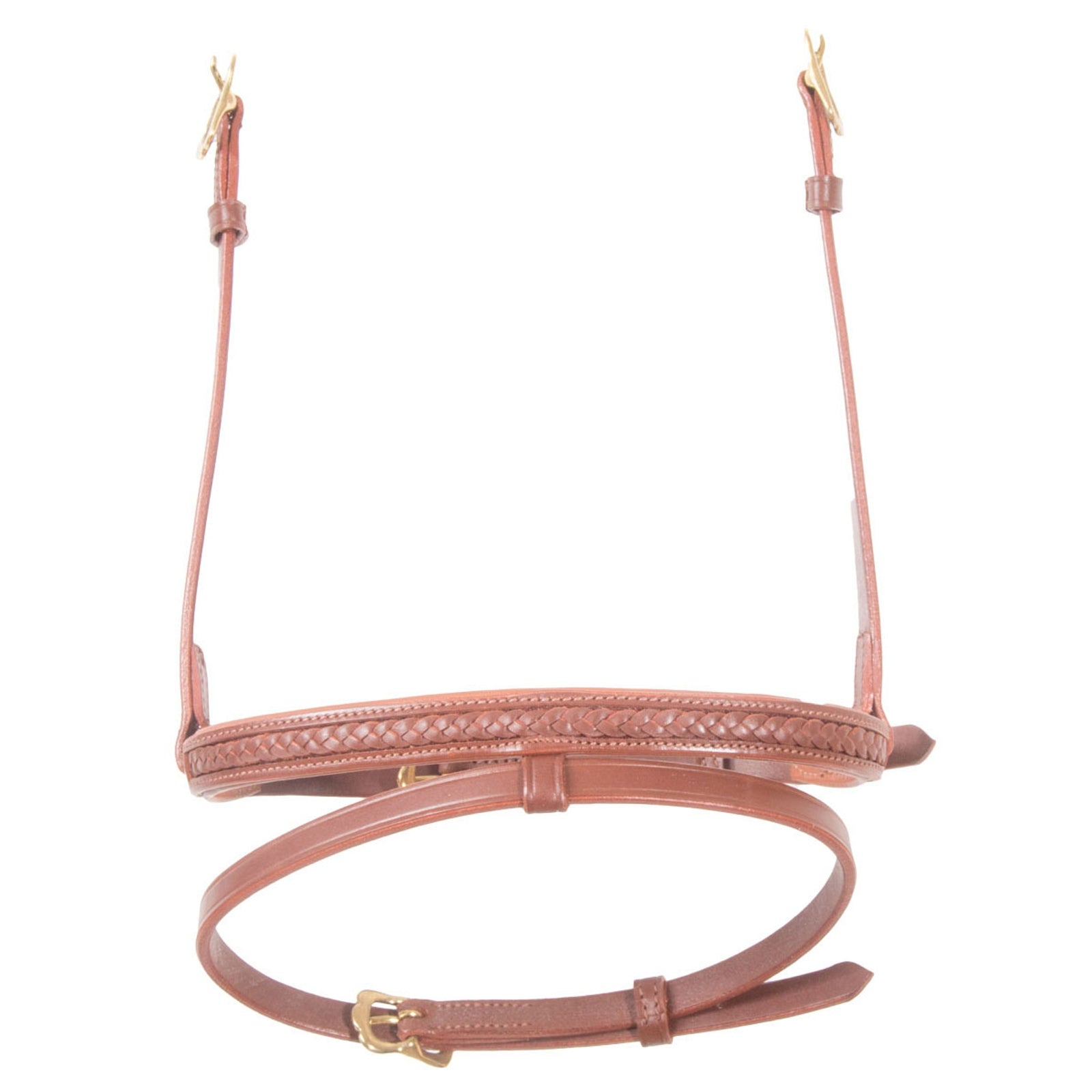 Karlslund Nachrapnik kombinowany z oplotem Ogłowia i wodze