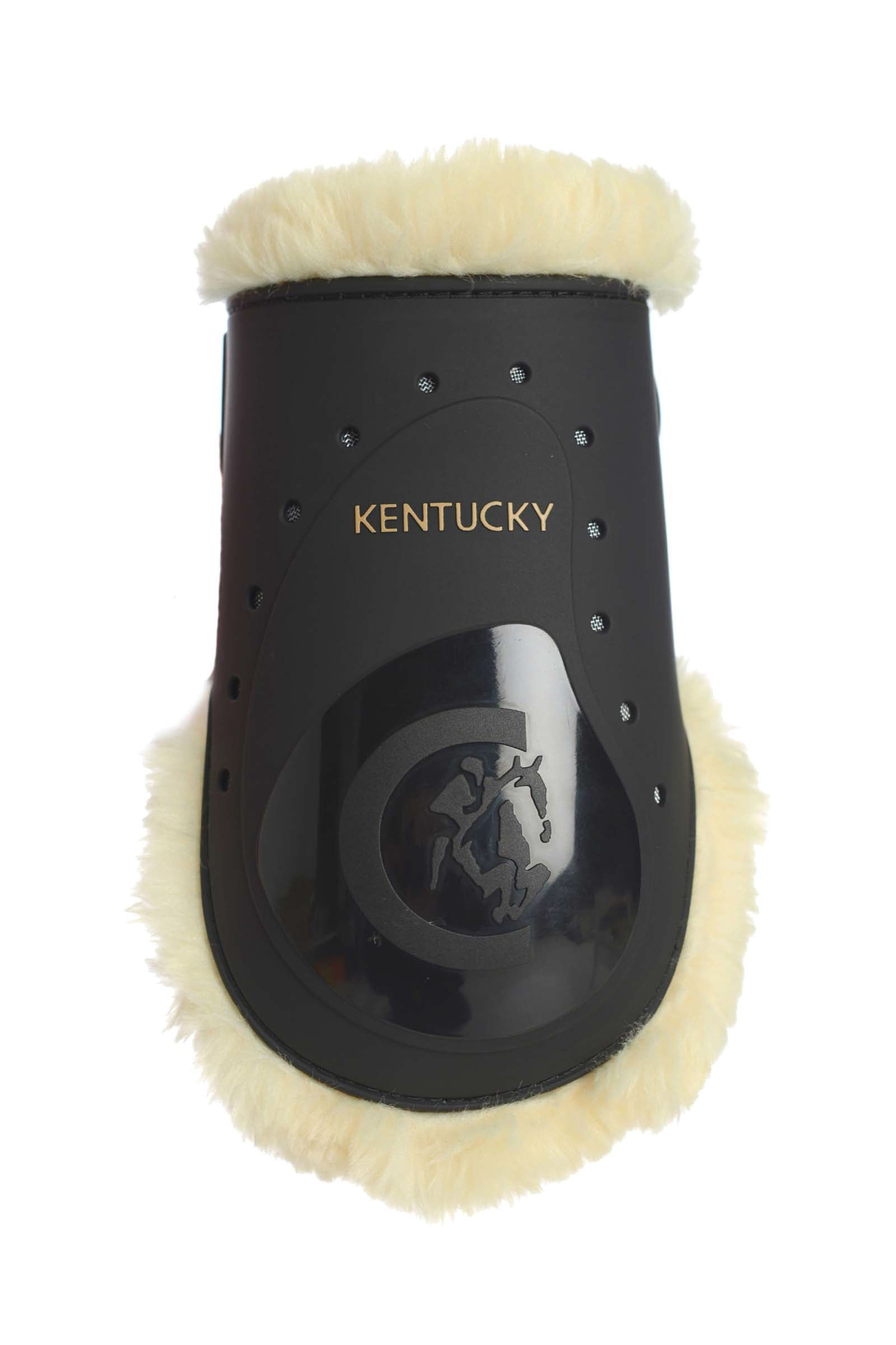 Kentucky Horsewear Ochraniacze tylne z futrem owczym Sheepskin Fetlock Leg Protection & Hoof Protection for Horses