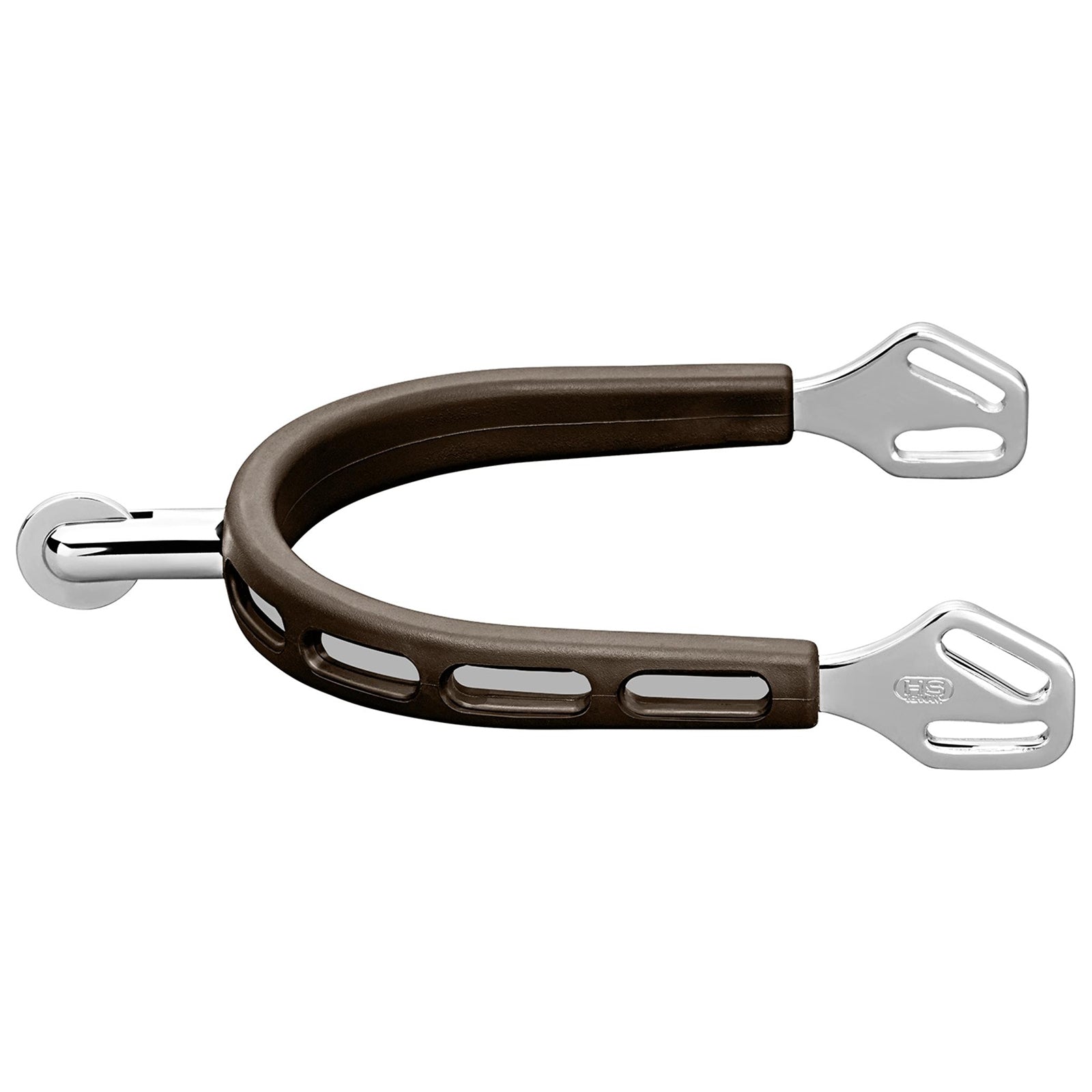 Sprenger Spurs Ultra Fit Brown Grip, SS with Rowel #6 Riding Whips, Crops & Spurs