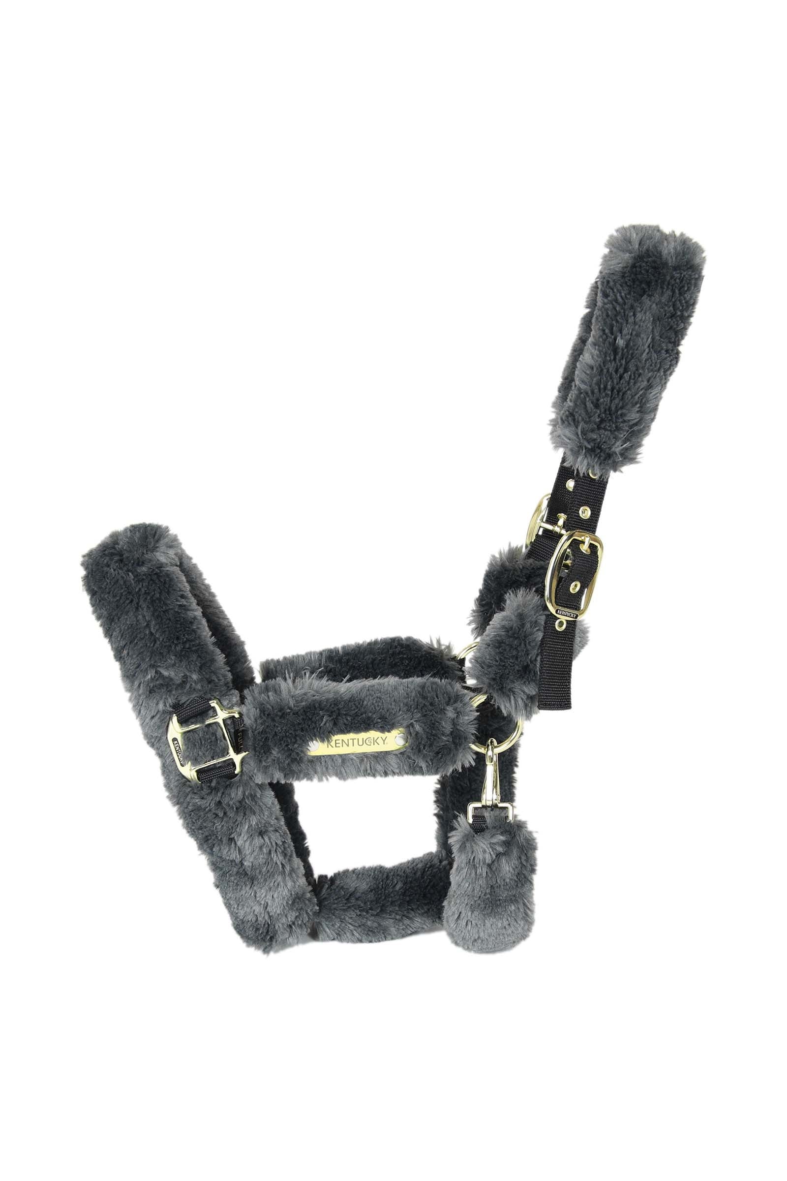 Kentucky Horsewear Kantar transportowy z owczą skórą Kantary i uwiązy