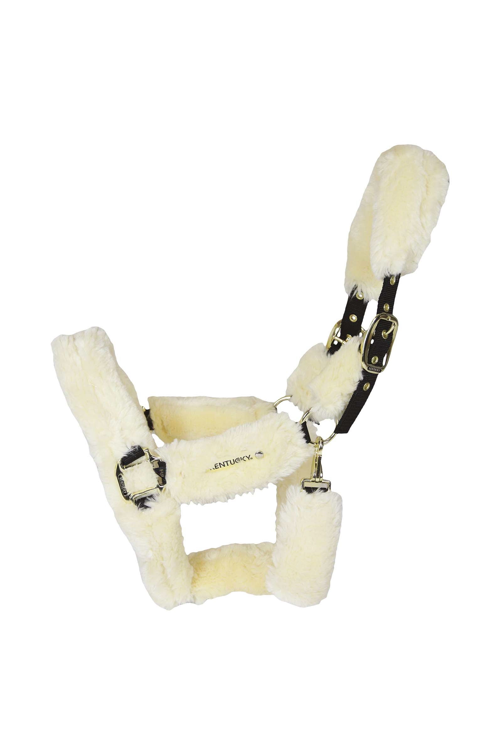 Kentucky Horsewear Kantar transportowy z owczą skórą Kantary i uwiązy