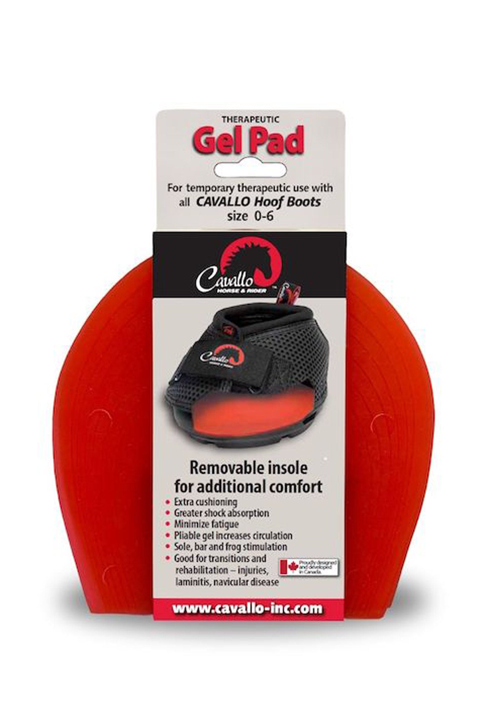 Cavallo Hoof Boots F.R.A. Podkładki żelowe (2szt) Leg Protection & Hoof Protection for Horses