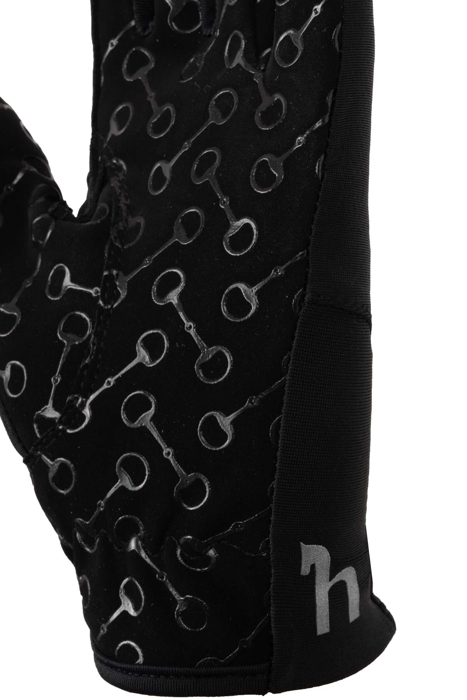 Horze Kids Riding Gloves with Silicone Palm Print Kids Apparel