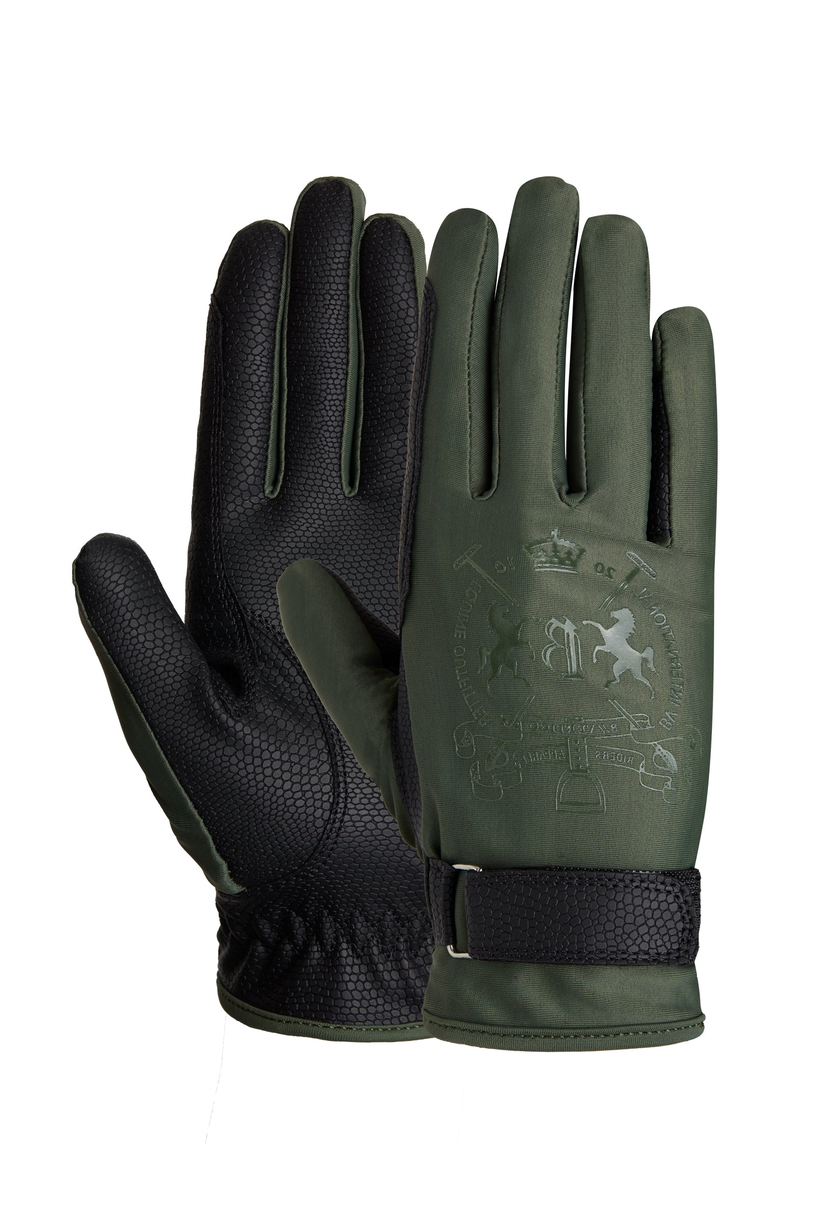 B Vertigo Laia Damskie rękawiczki jeździeckie z nadrukiem logo Rękawiczki jeździeckie