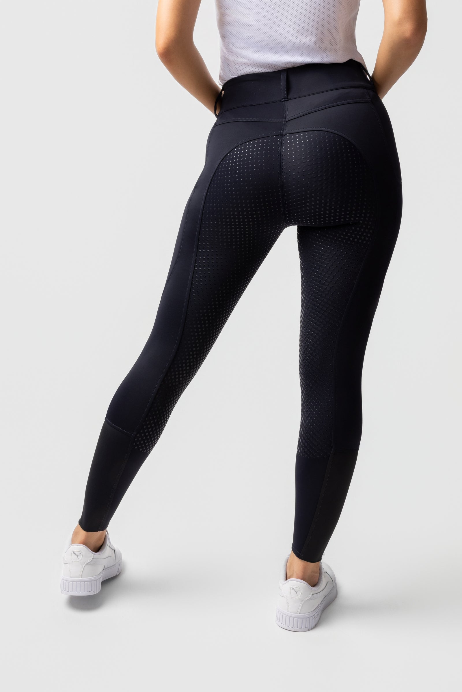 Horze Evelyn Damskie bryczesy z pełnym lejem UPF 50+ Womens Breeches